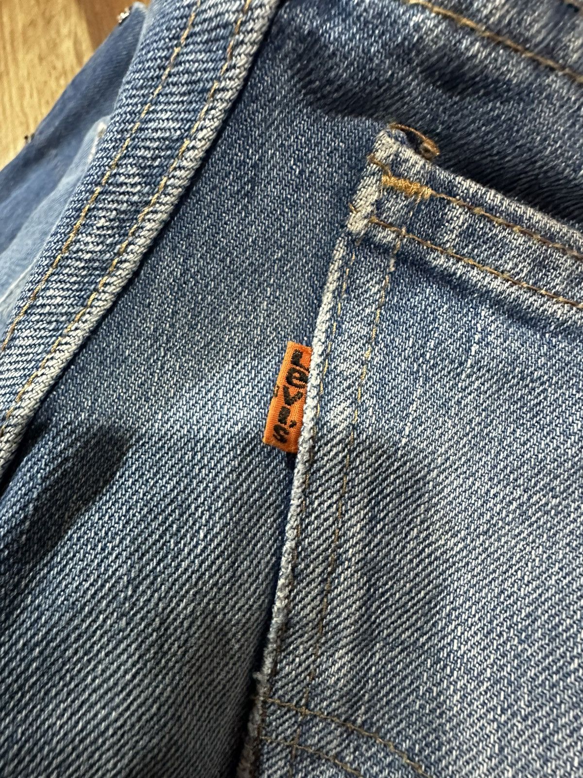 Levi's Vintage Clothing Vintage Levi's orange tab zip talon Size 29" - 3 Thumbnail