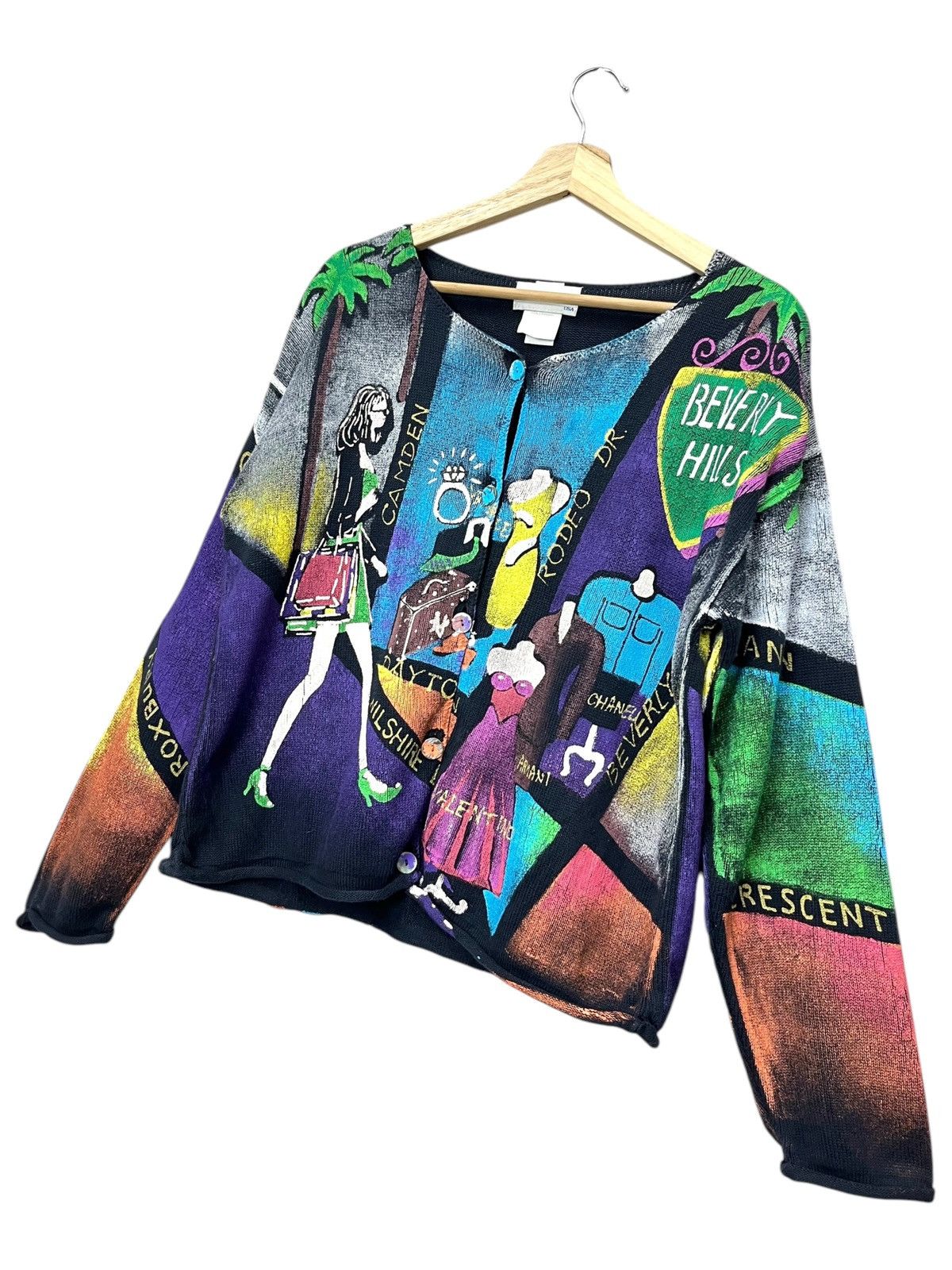 Other BEVERLY HILLS Luxury Designer Shopper's Paradise Painted Size M / US 6-8 / IT 42-44 - 3 Thumbnail