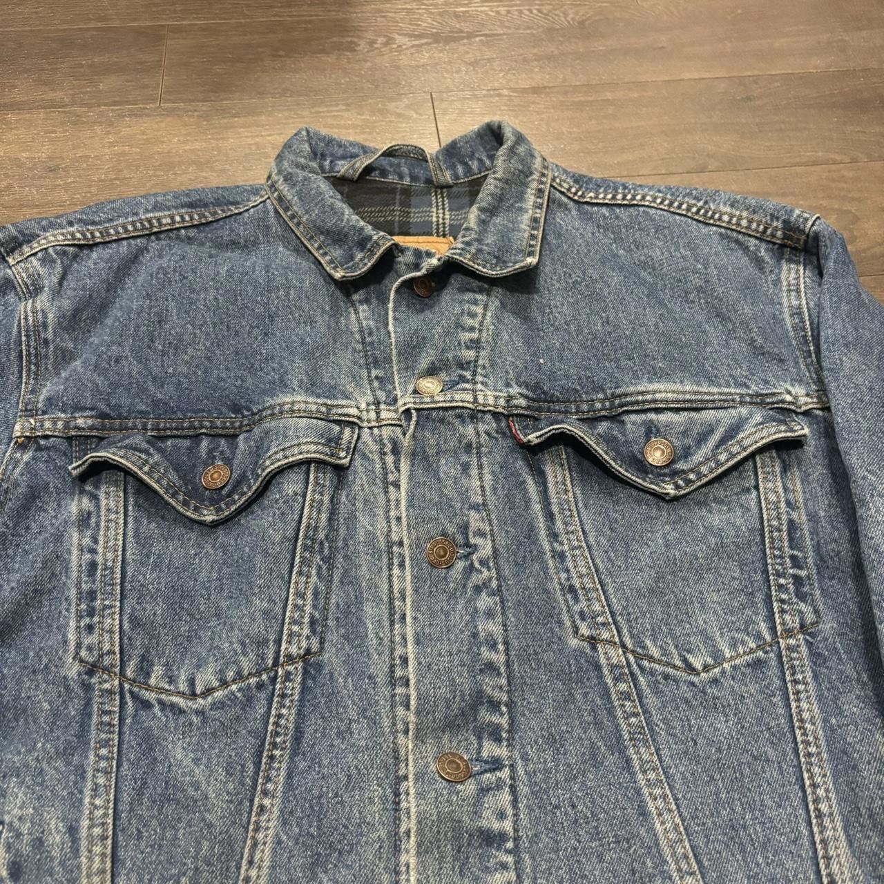 Levi's vintage Levi’s straus blanket lined denim jacket MIC Size US L / EU 52-54 / 3 - 2 Thumbnail