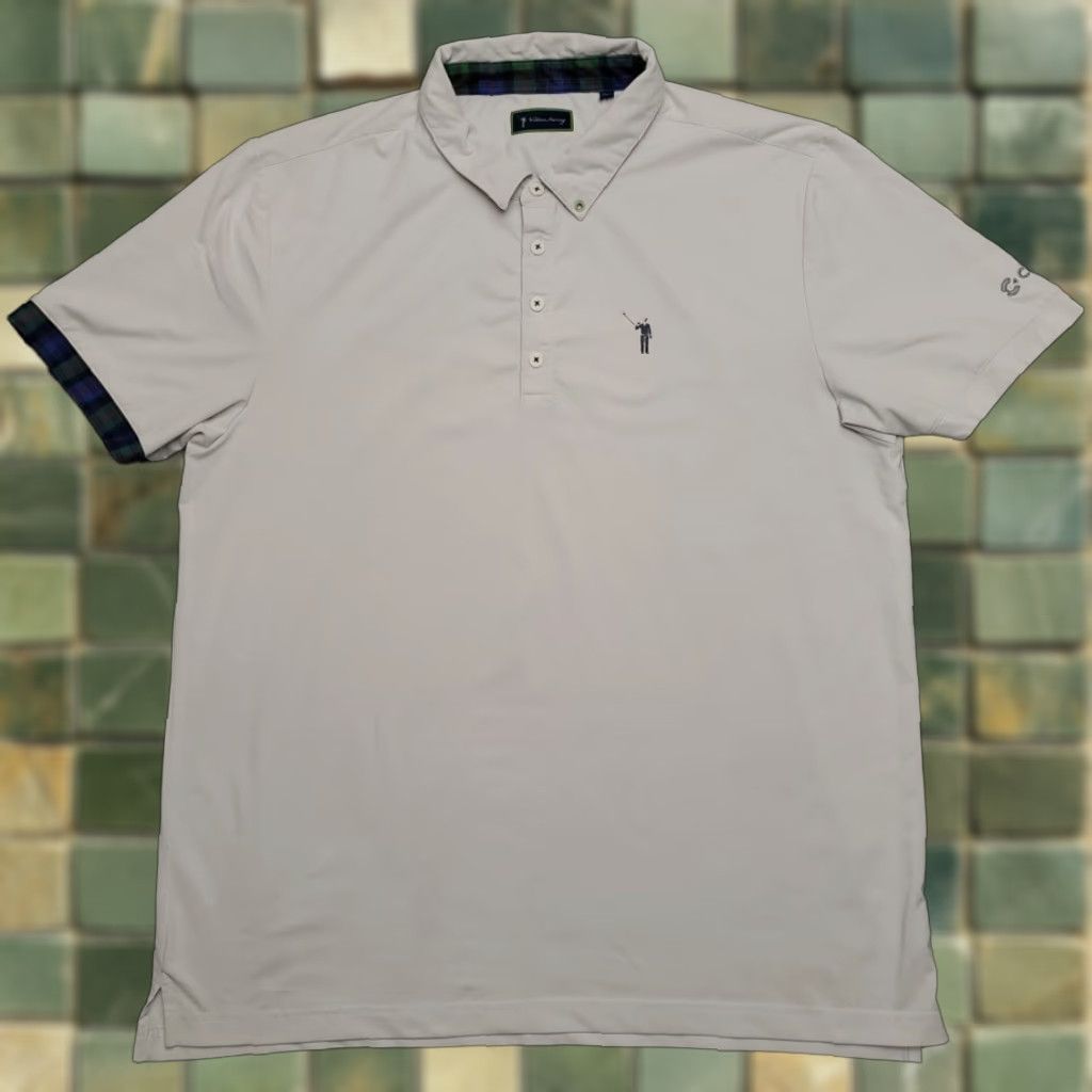 Vintage William Murray Shirt Men XL Polo Performance Stretch Golf Casual Size US XL / EU 56 / 4 - 1 Thumbnail