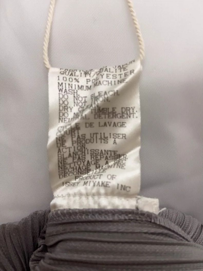 Issey Miyake Issey Miyake size:3 Grey pleated dress Size XS / US 0-2 / IT 36-38 - 4 Thumbnail