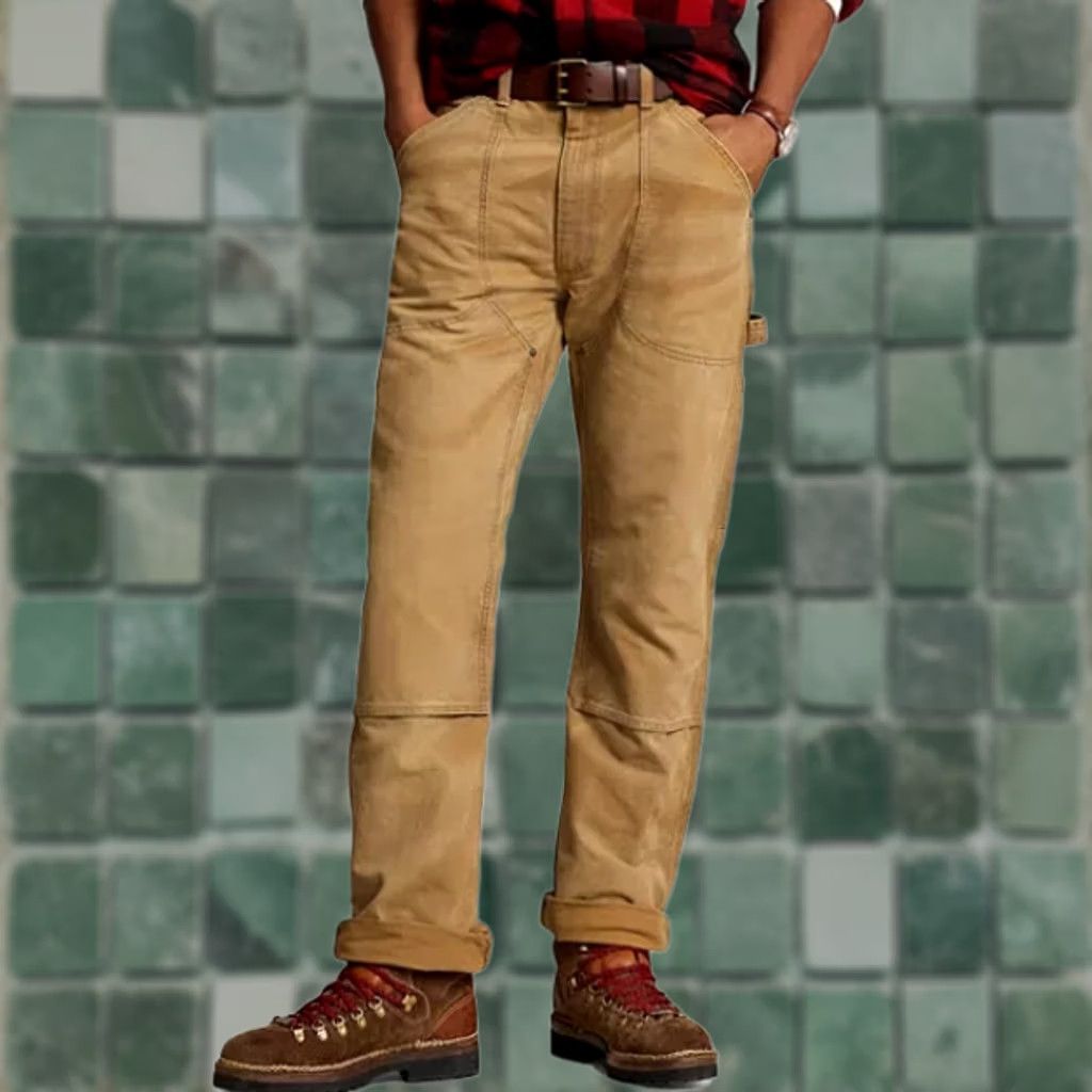 Polo Ralph Lauren Polo Ralph Lauren Polo Country Carpenter Pants Men 38x31 Canvas Brown 5-Pocket Cargo Workwear Relaxed Straight NWT 90s Era Logo Manufacturers Warranty Size US M / EU 48-50 / 2 - 1 Thumbnail