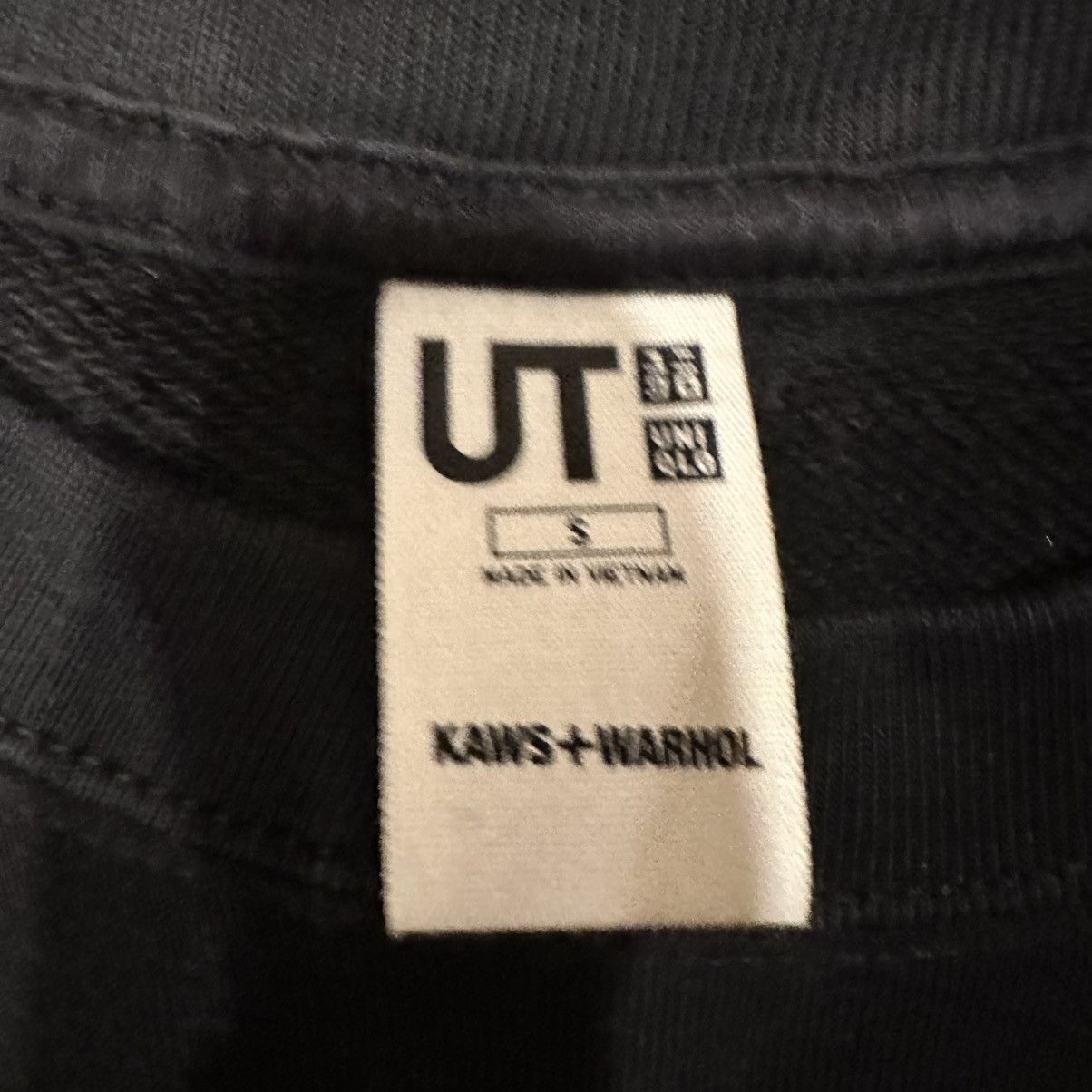 Kaws × Uniqlo Uniqlo Kaws x Warhol Black Graphic Sweatshirt Size US S / EU 44-46 / 1 - 3 Thumbnail