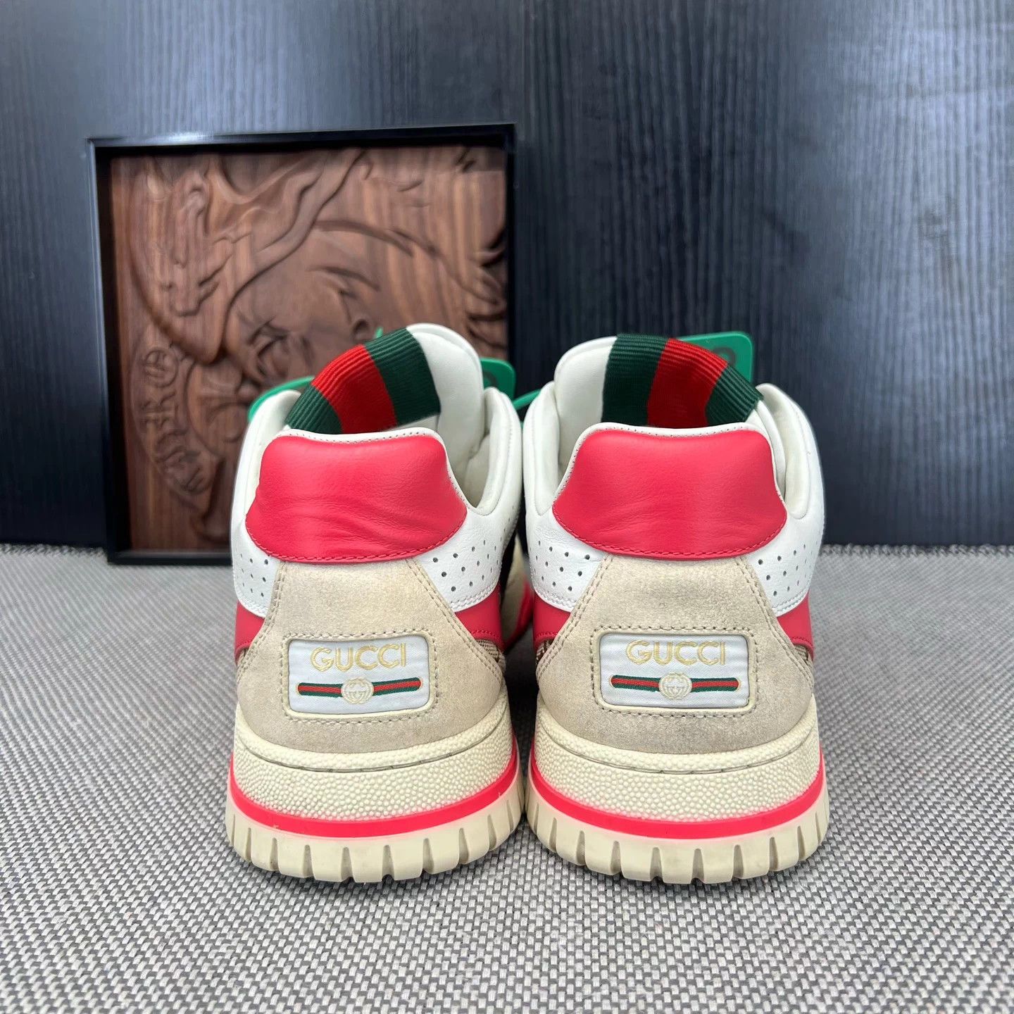 Gucci GUCCI Re-Web Snake Zodiac Beige 39 Shoes Size US 8 / IT 38 - 5 Thumbnail