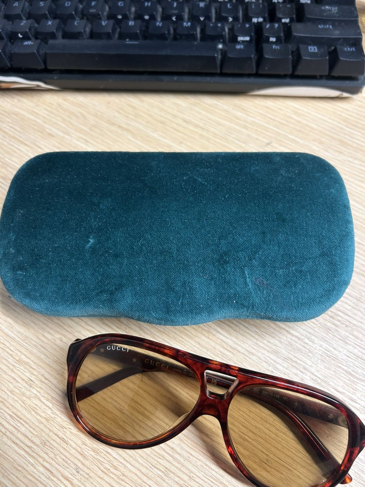 Gucci Gucci Aviator Sunglasses Size ONE SIZE - 3 Thumbnail