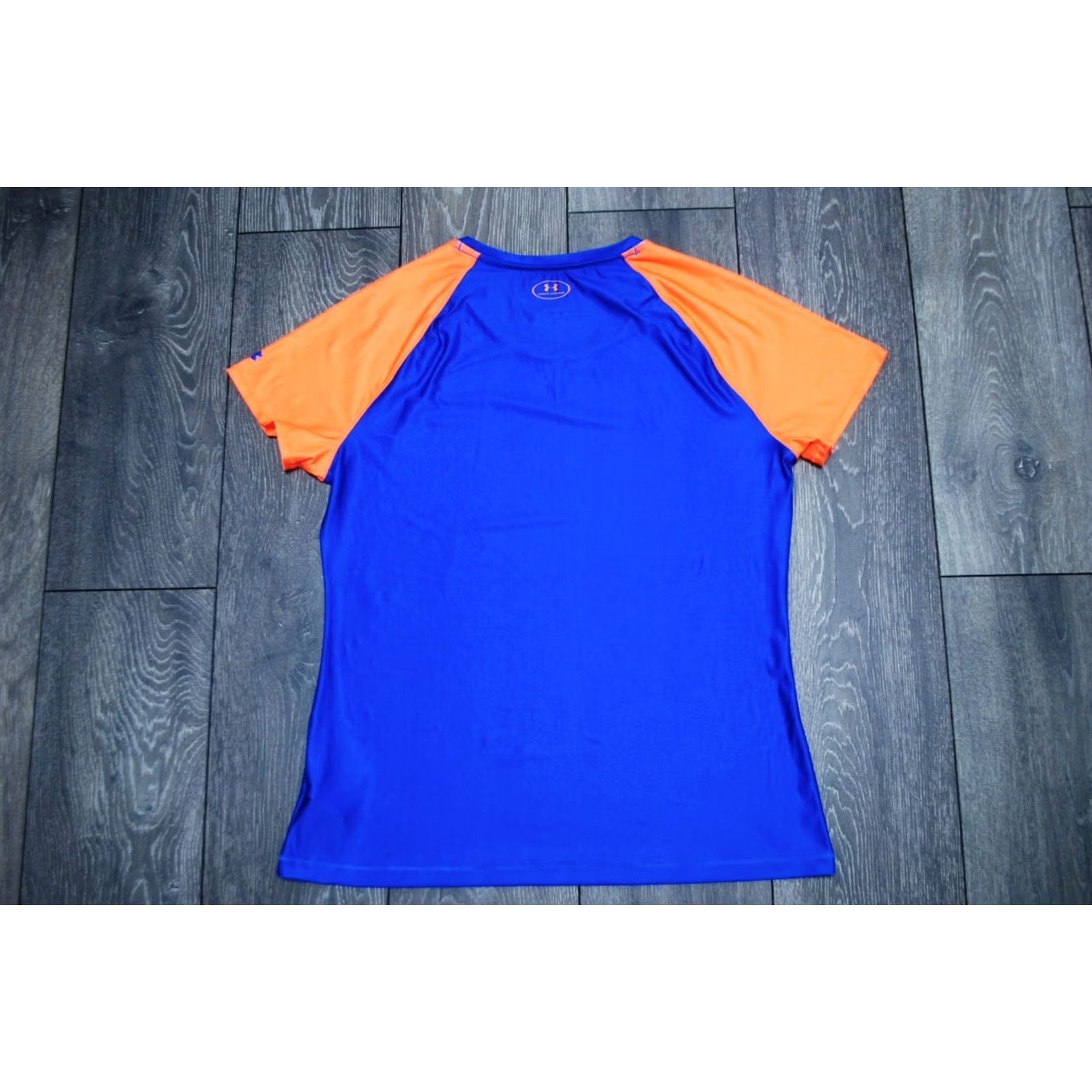 Under Armour UNDER ARMOUR Shirt Women XL Blue Superman Jersey Heat Gear Fitted Running Size XL / US 12-14 / IT 48-50 - 8 Thumbnail