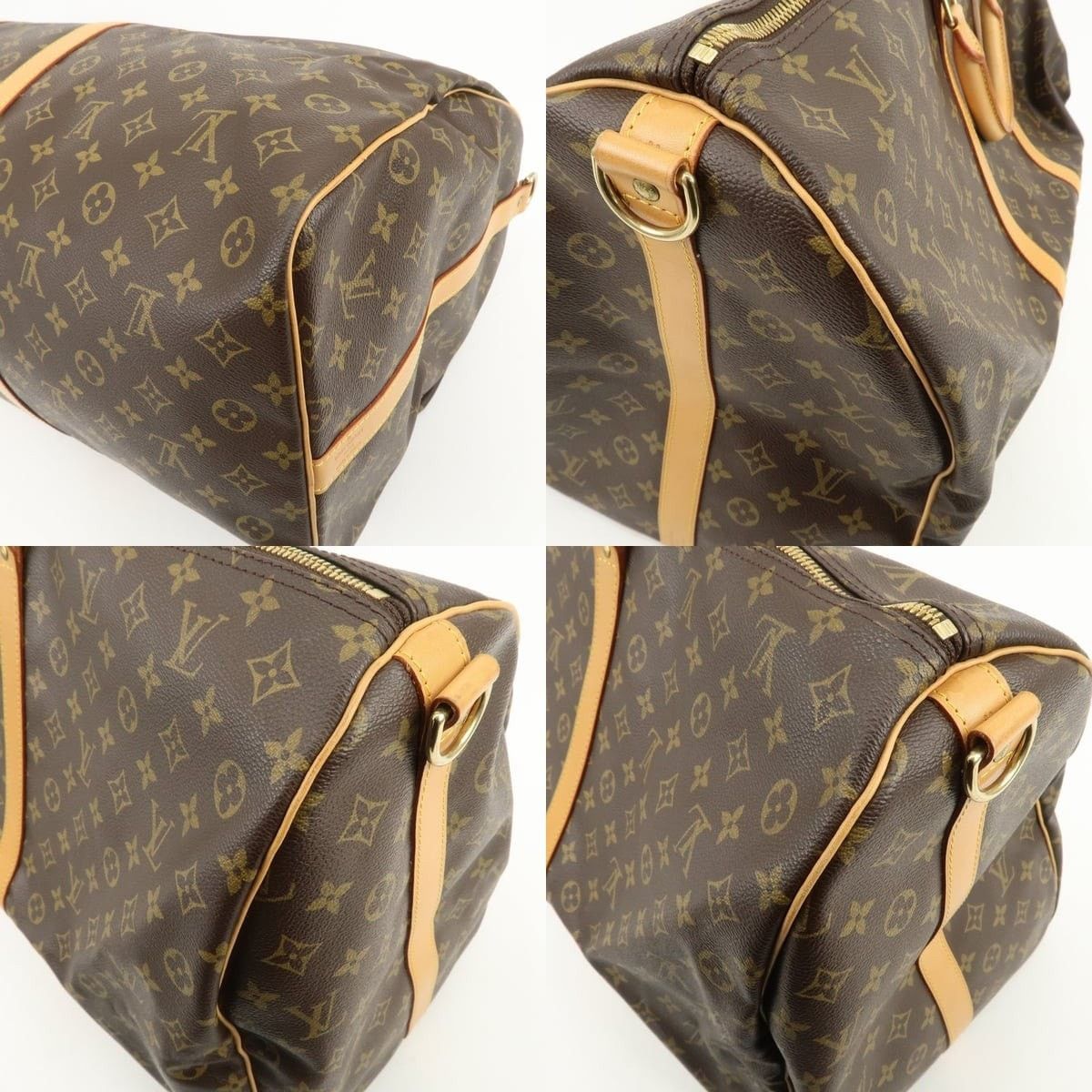 Louis Vuitton Louis Vuitton Monogram Keepall Bandouliere 60 Duffle Bag Size ONE SIZE - 6 Thumbnail