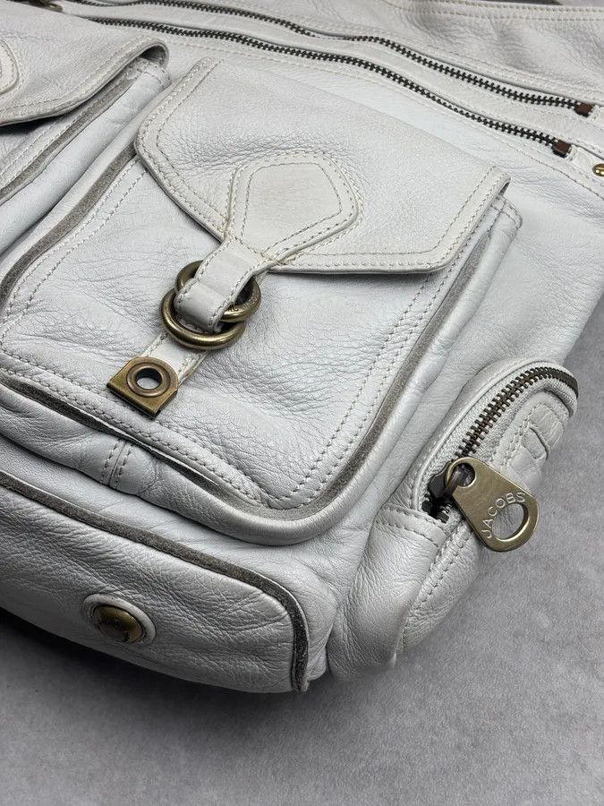 Marc Jacobs 2000s Marc by Marc Jacobs Cream Leather Multi-Pocket Shoulder Bag Size ONE SIZE - 5 Thumbnail