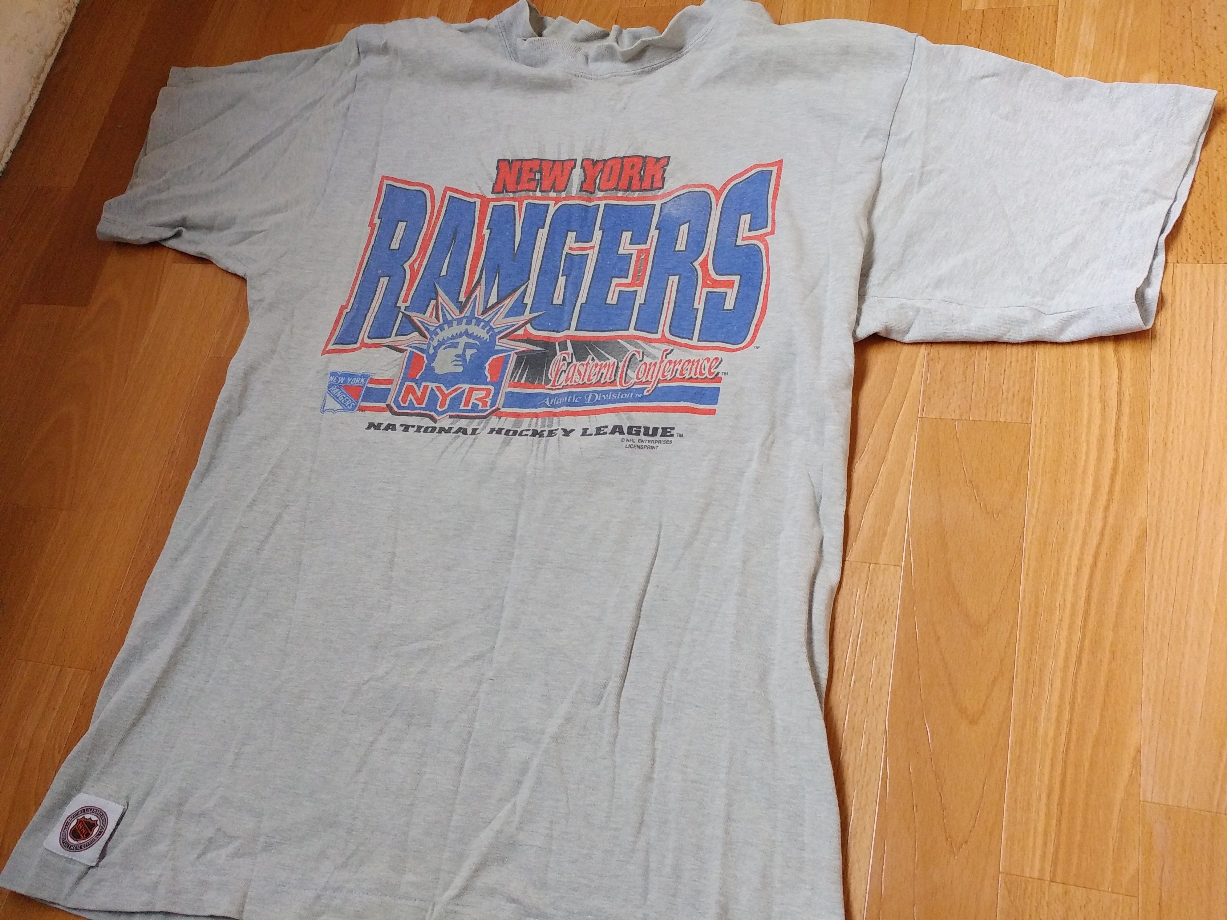 NHL NHL New York Rangers jersey, vintage hockey t-shirt, 90s L Size US L / EU 52-54 / 3 - 6 Thumbnail