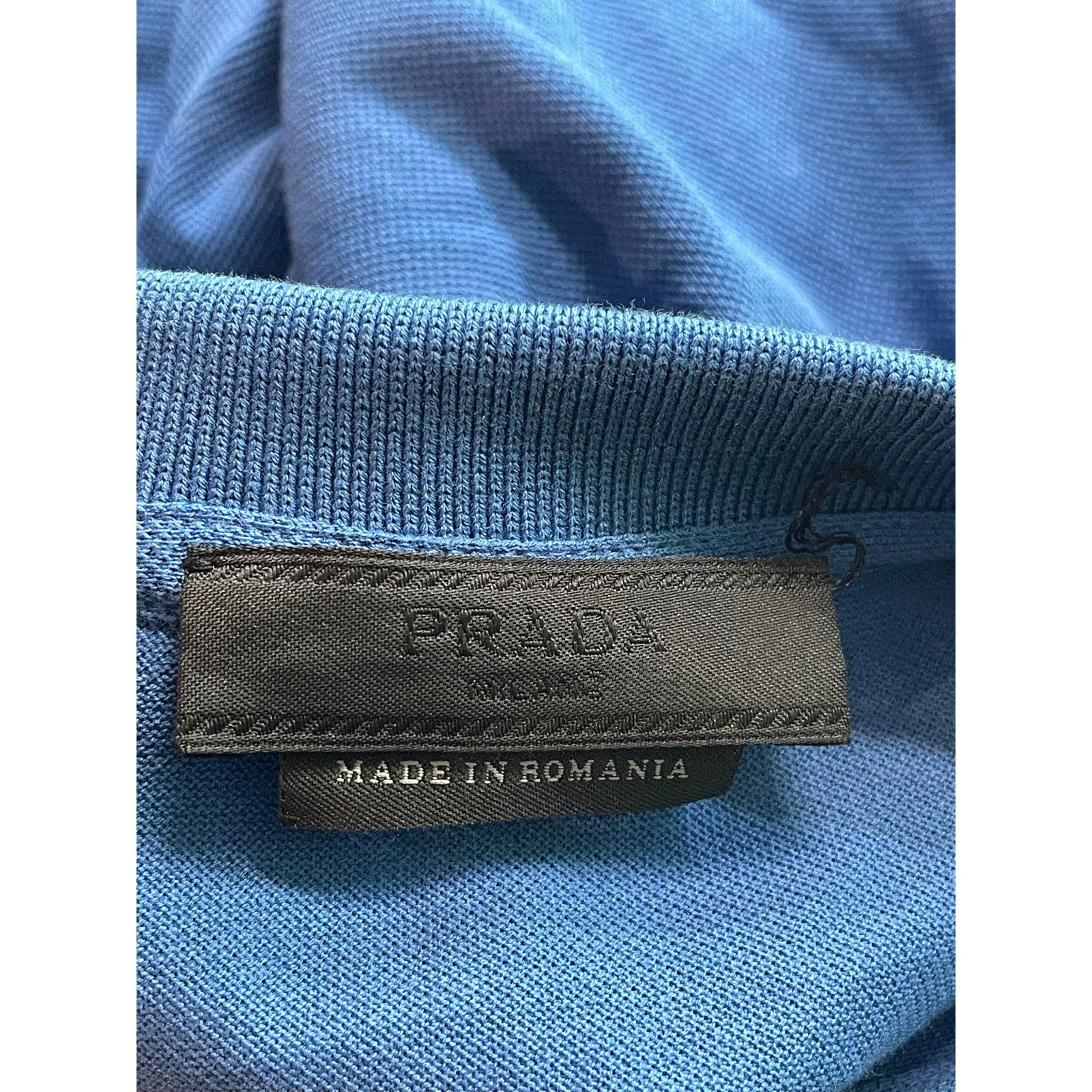 Prada Prada Zip Polo Royal Blue Size US S / EU 44-46 / 1 - 4 Thumbnail