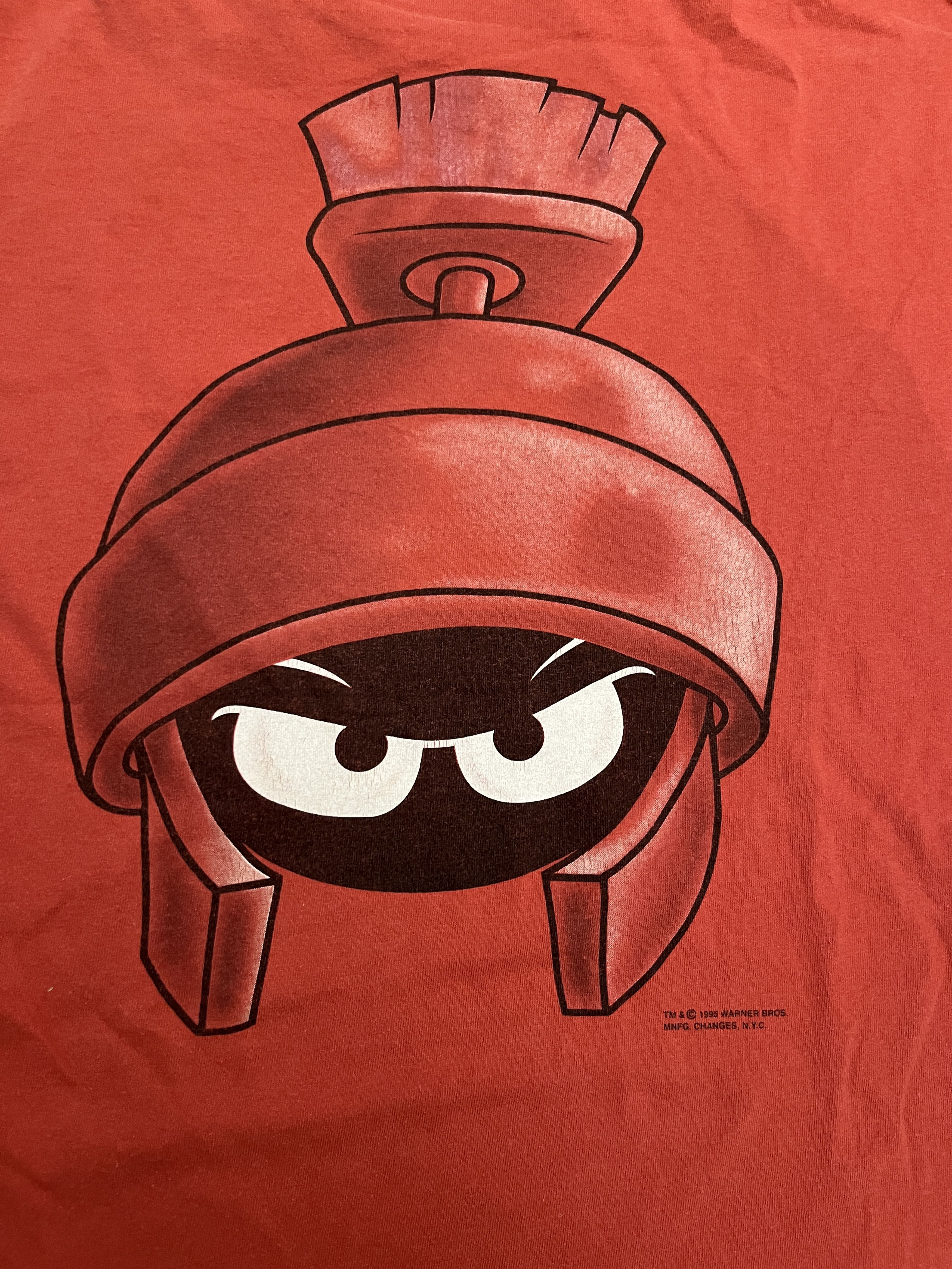 Vintage Vtg 1995 Marvin the Martian Wear Shirt XL Changes USA Size US XL / EU 56 / 4 - 3 Thumbnail
