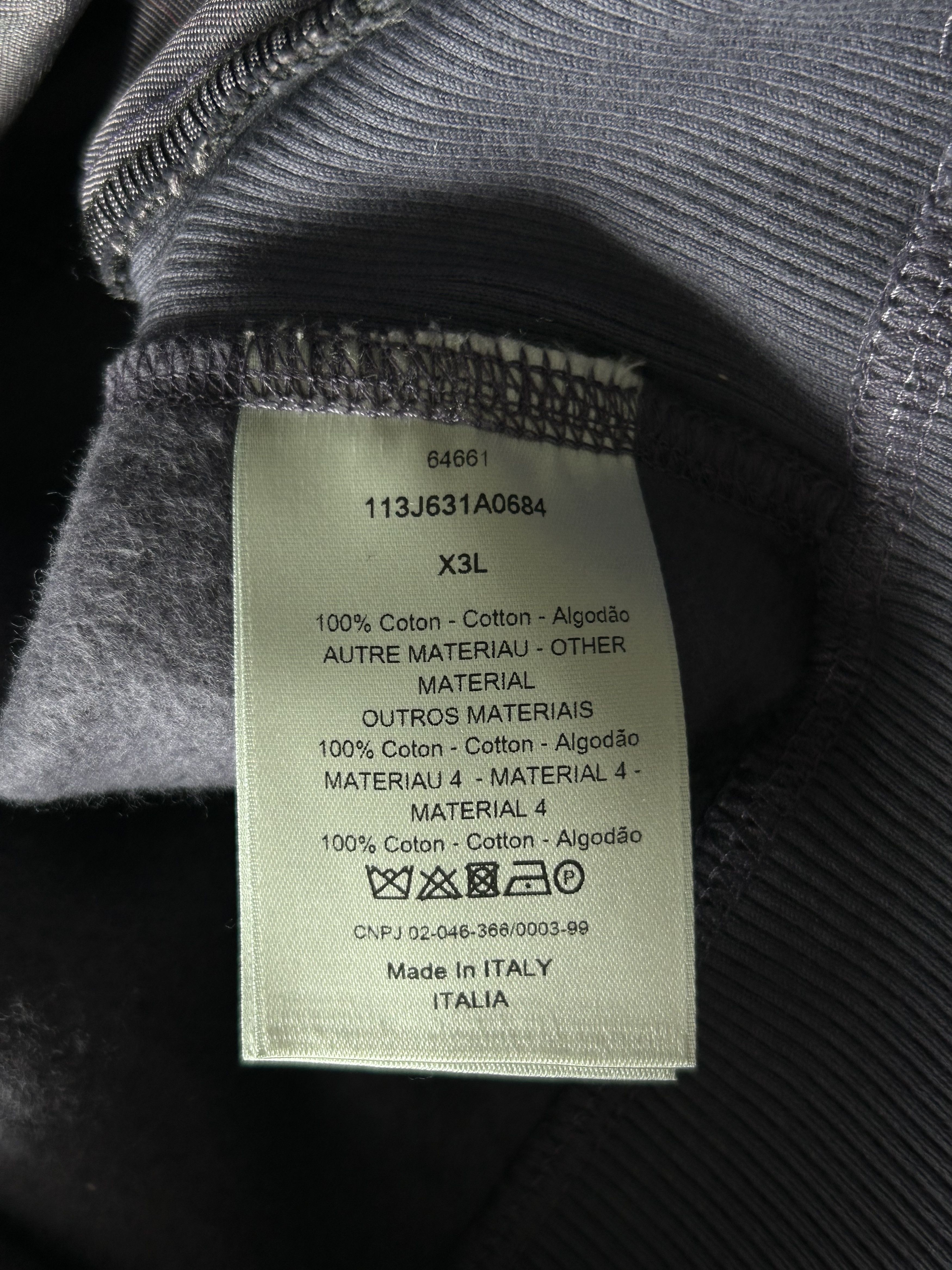 Dior Dior Navy Oblique Towel Hoodie Size US XXL / EU 58 / 5 - 4 Thumbnail