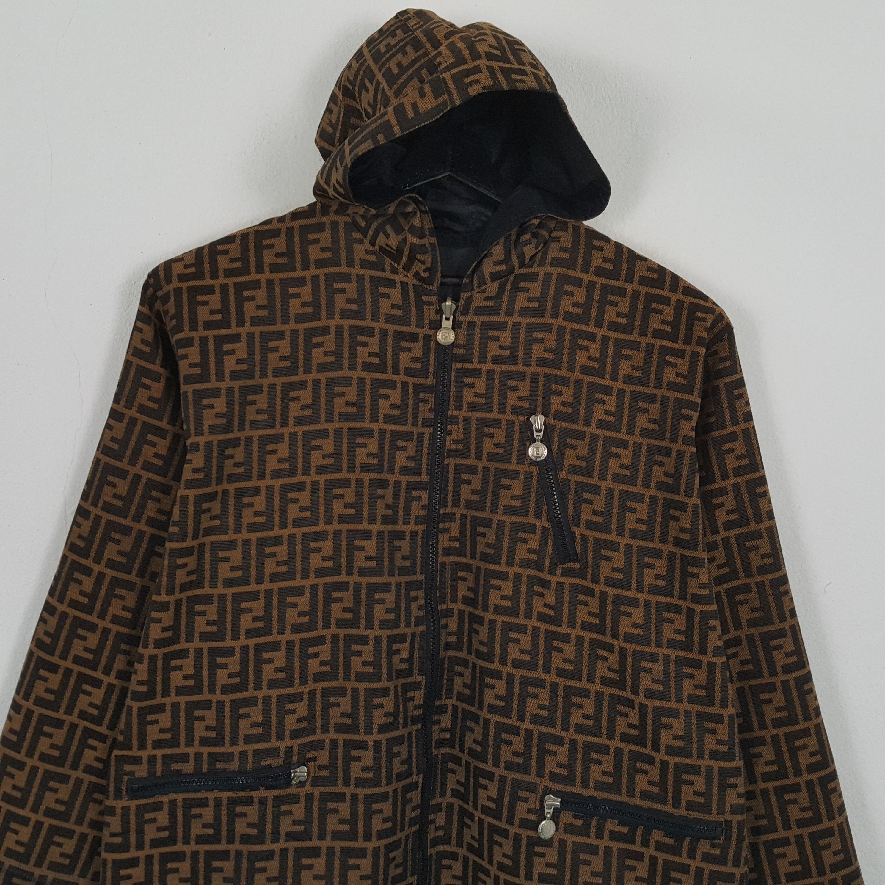 Fendi FENDI Italian Luxury Brand Fashion Style Reversible Jacket Size US L / EU 52-54 / 3 - 2 Thumbnail