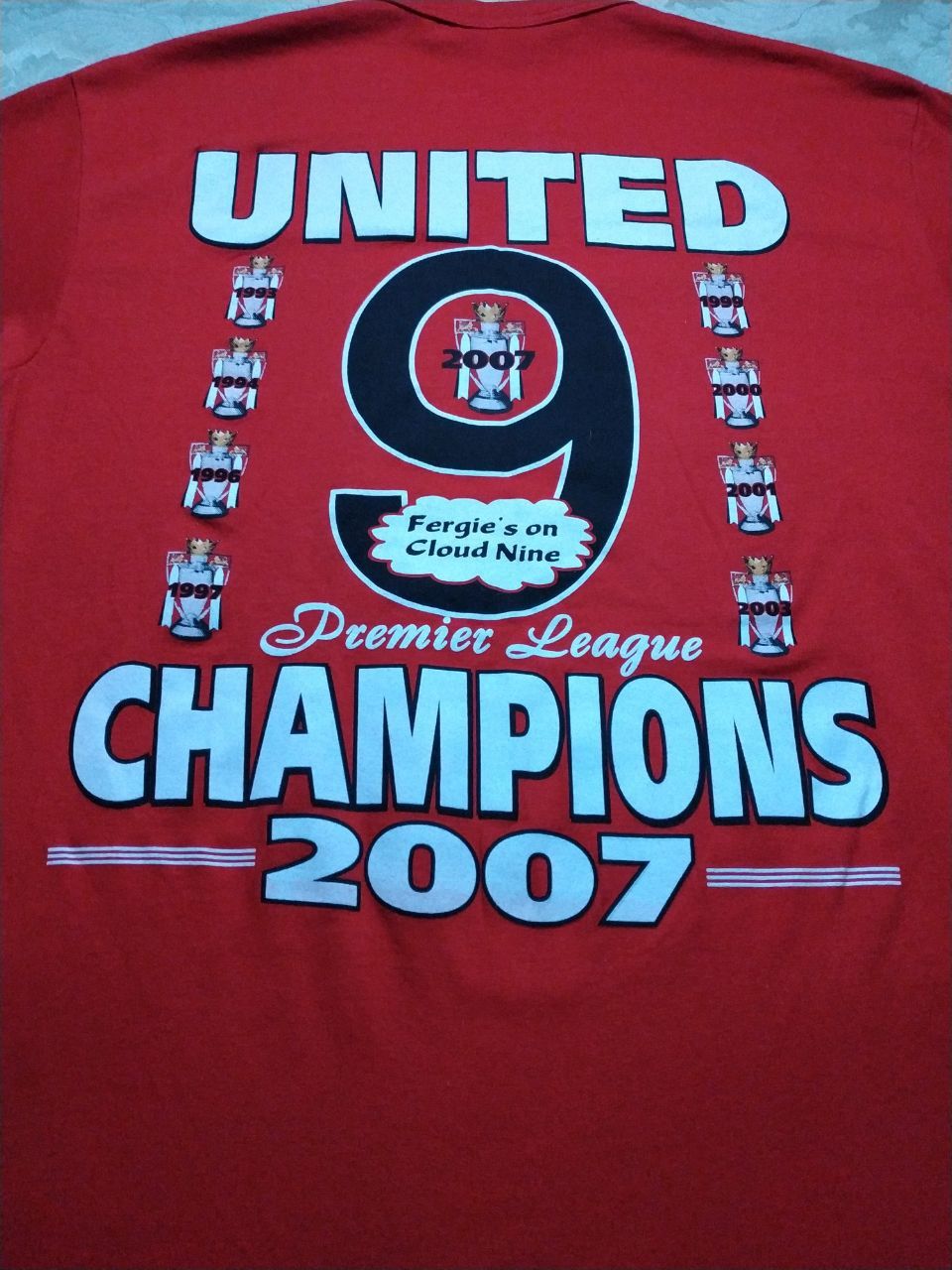 Vintage Manchester United Premier League Champ 2007 football jersey Size US S / EU 44-46 / 1 - 6 Thumbnail