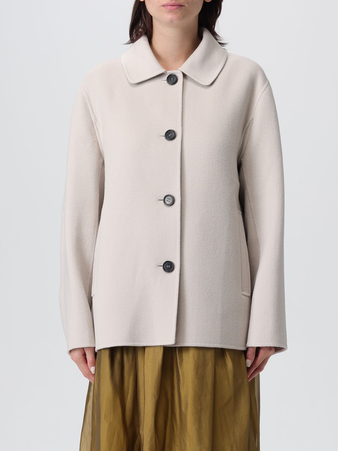 Max Mara Max Mara Jacket Woman White Size S / US 4 / IT 40 - 1 Thumbnail