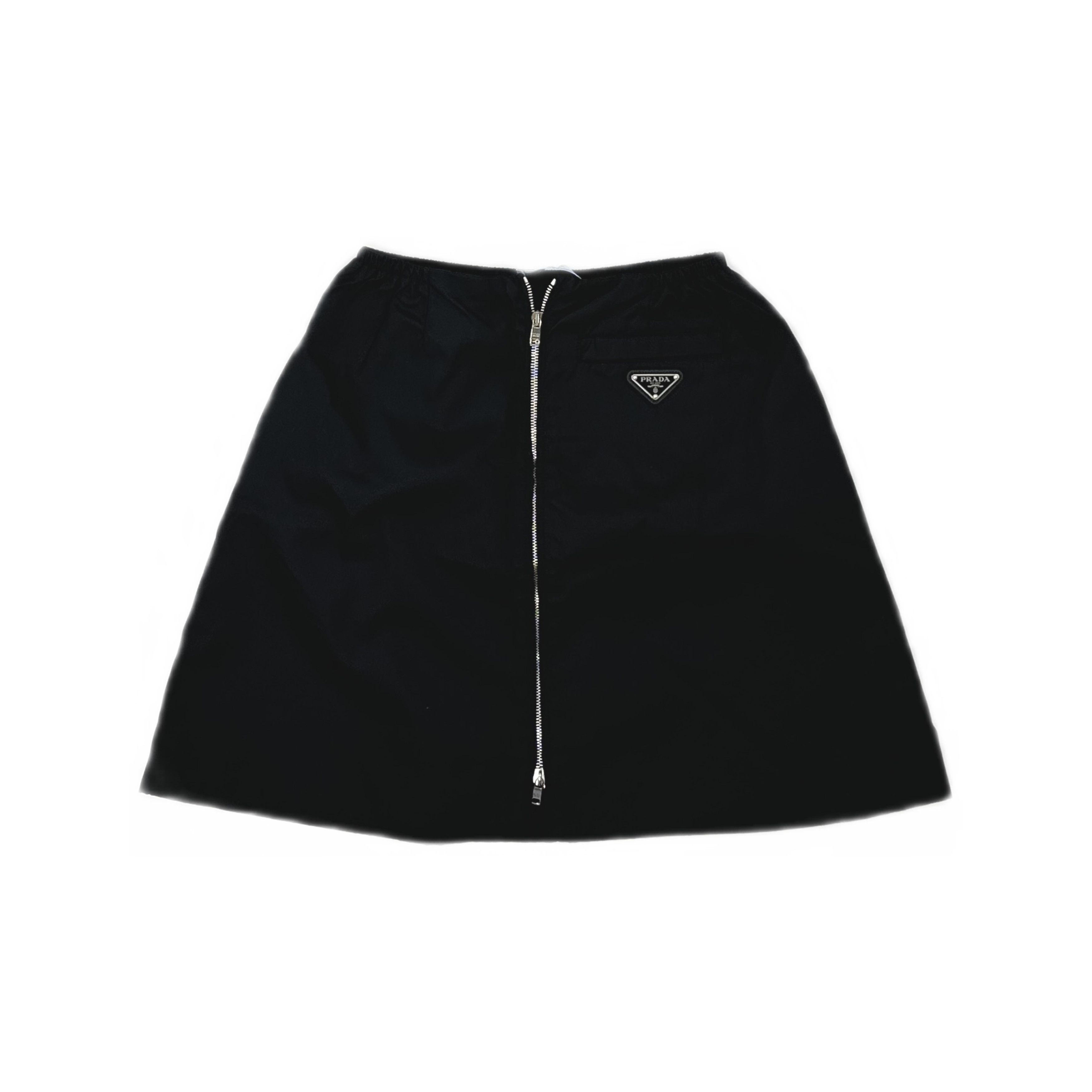 Prada Prada Re-Nylon Zip Front Skirt Size 38 Size 26" / US 2 / IT 38 - 1 Thumbnail