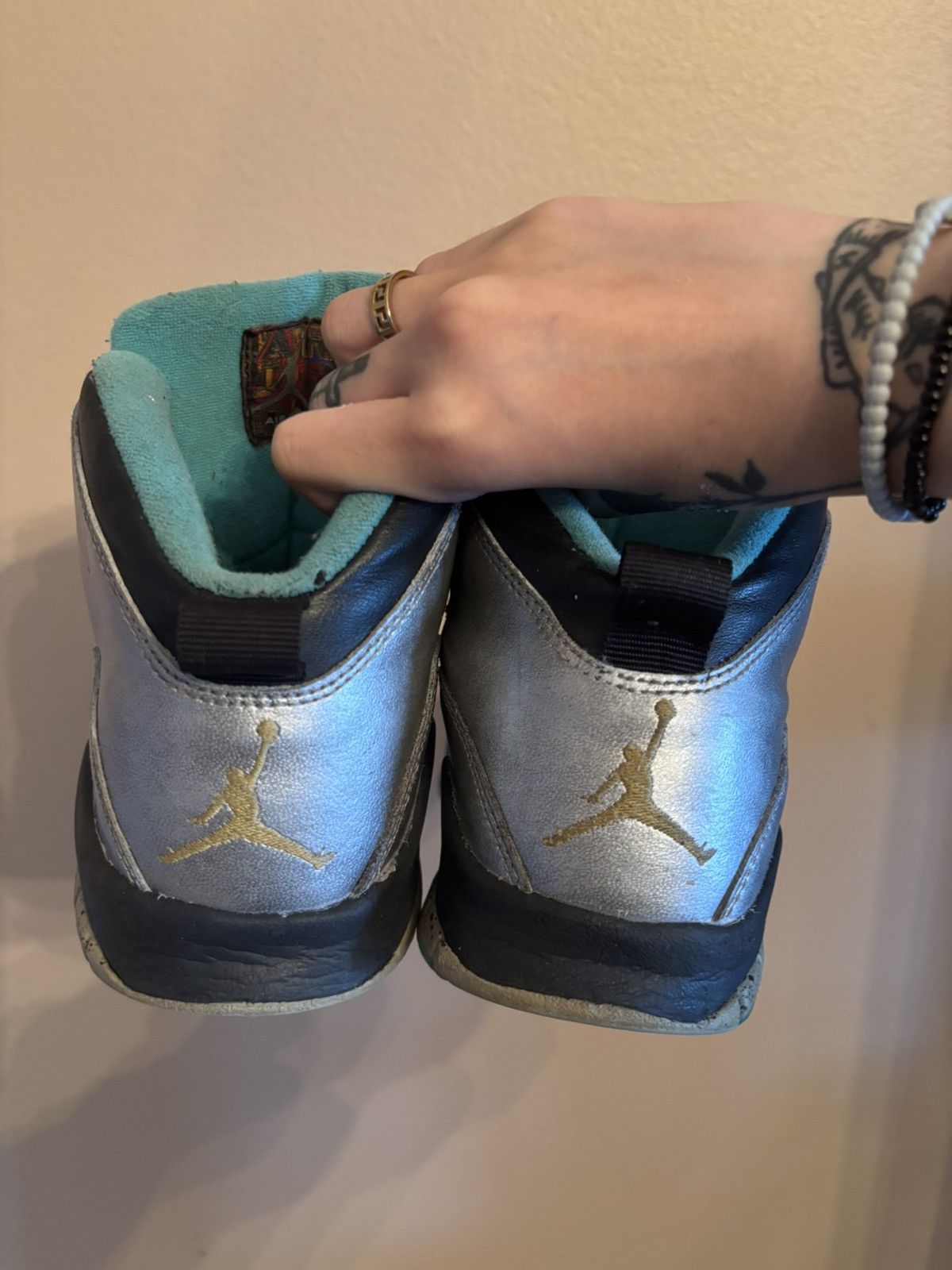 Jordan Brand Air Jordan 10 Retro BG 'Lady Liberty' Size US 6 / EU 39 - 4 Thumbnail