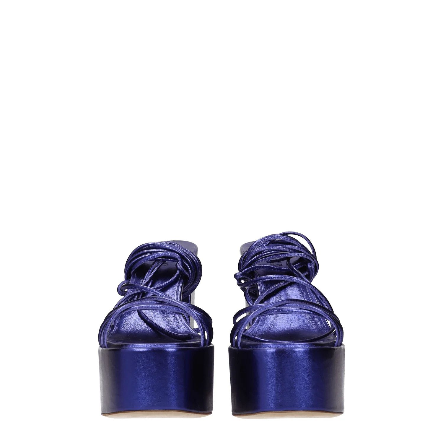 Paris Texas ob1o1e1124 Leather Sandals in Violet Size US 10 / IT 40 - 3 Thumbnail