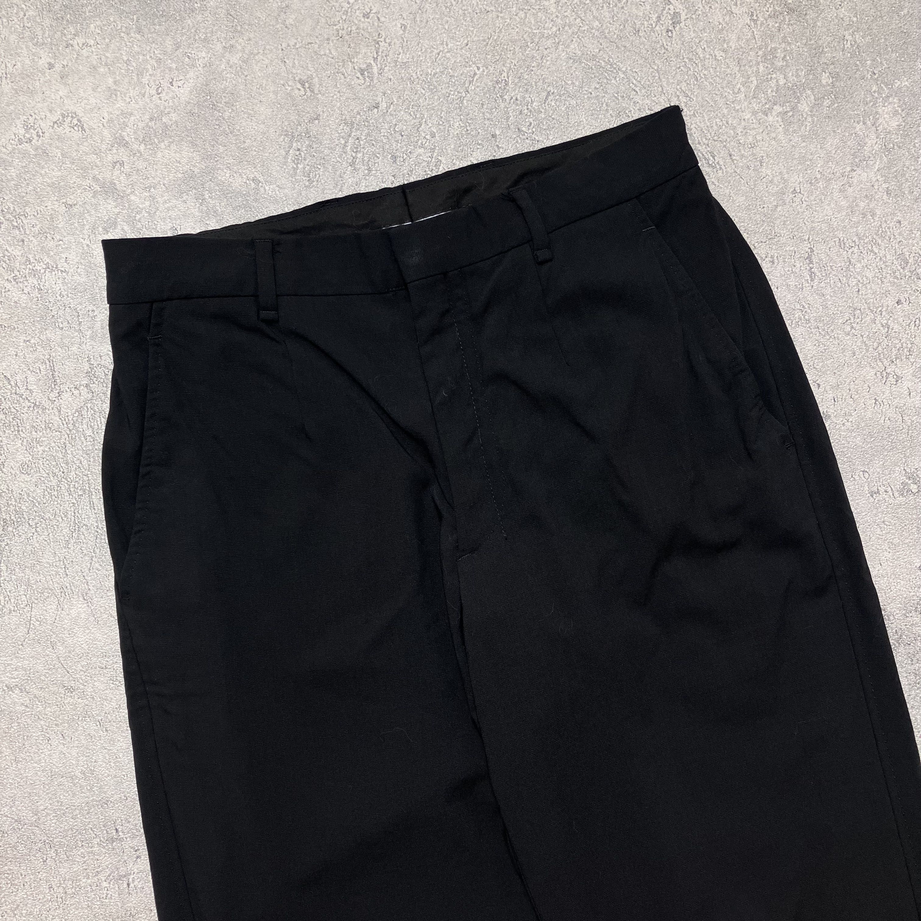 Dolce & Gabbana Dolce & Gabanna vintage black wool trousers tailored fit Size US 29 - 2 Thumbnail