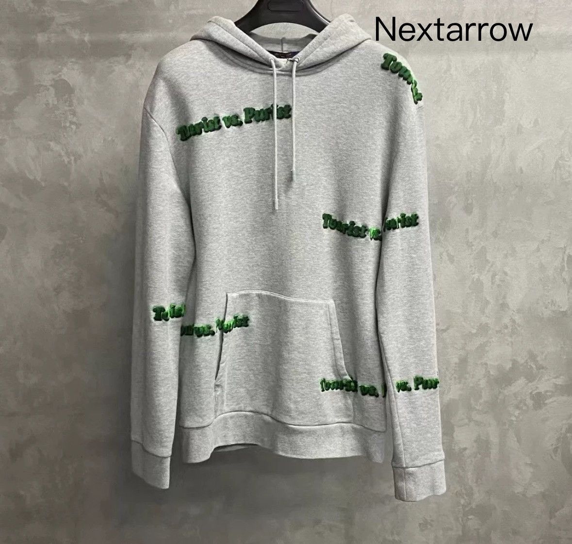 Louis Vuitton Louis Vuitton's latest gray green plush pattern logo hoodie Size US XXL / EU 58 / 5 - 1 Thumbnail