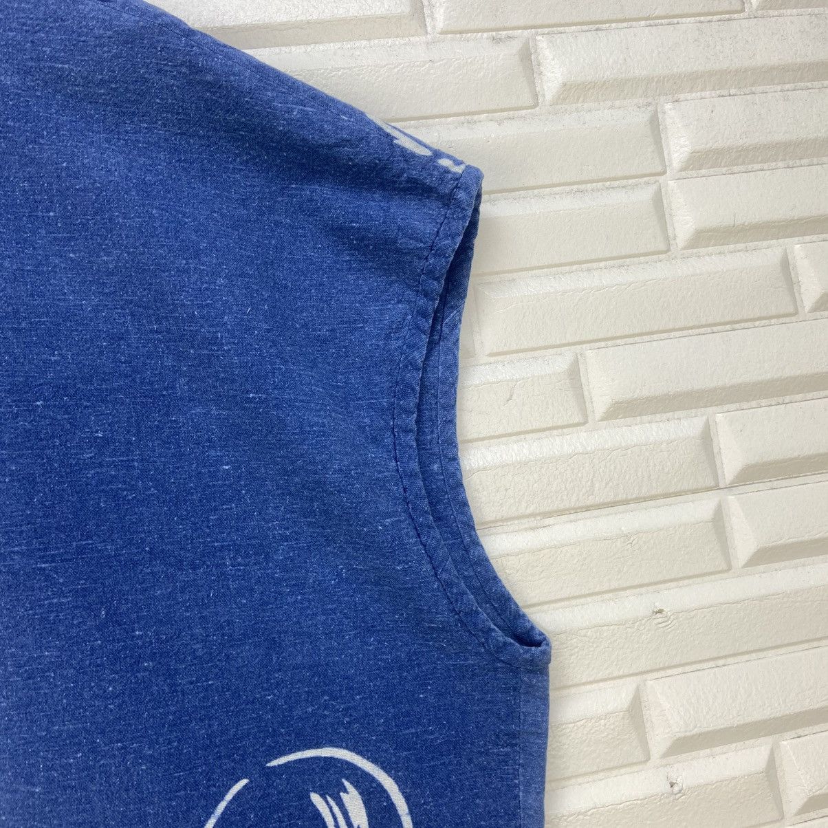 Japanese Brand Vintage Japanese Traditional Indigo Sleeveless Buttonless Size US L / EU 52-54 / 3 - 11 Thumbnail