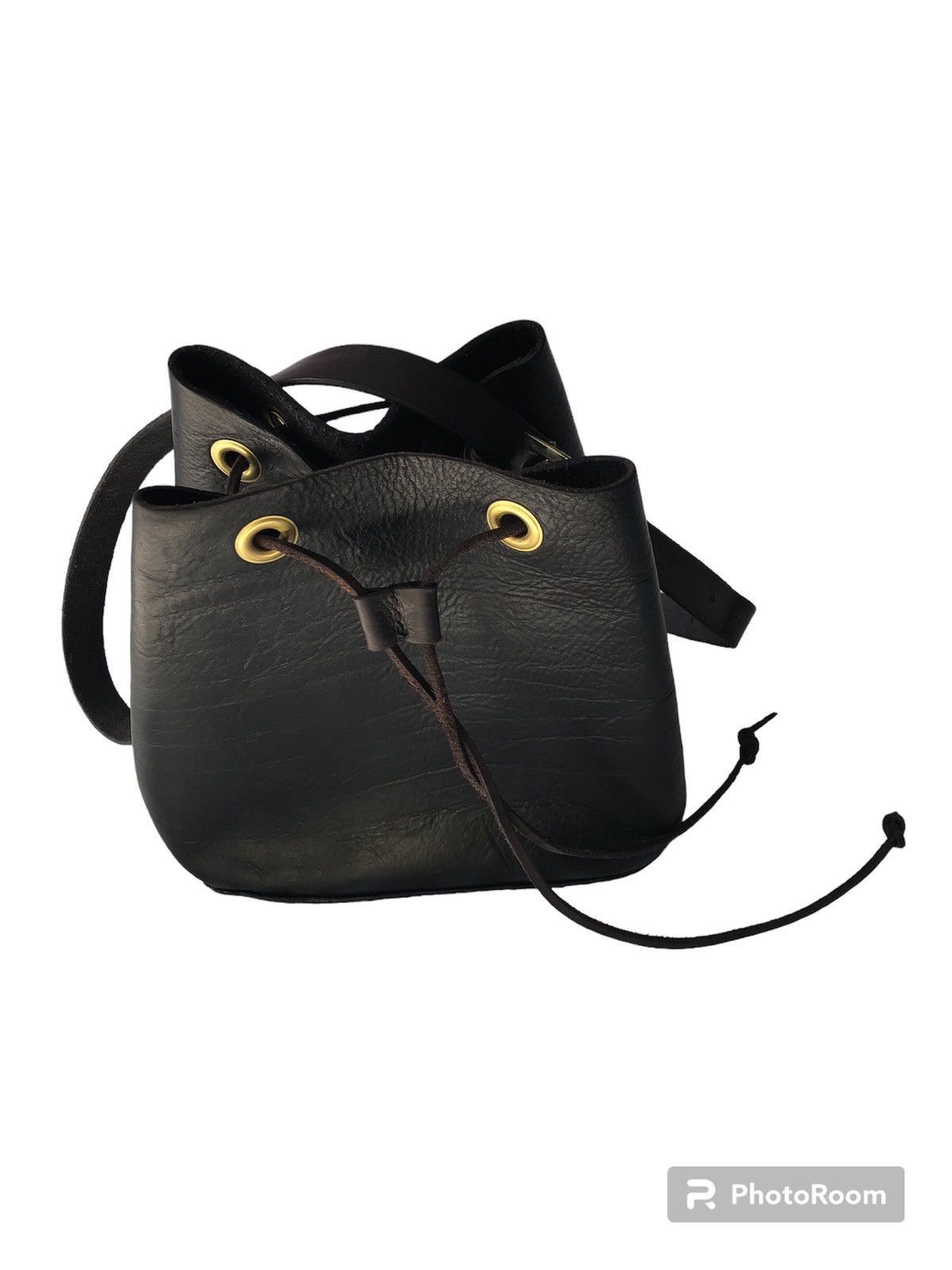 image of Vintage Leather Bag in Black, Women's