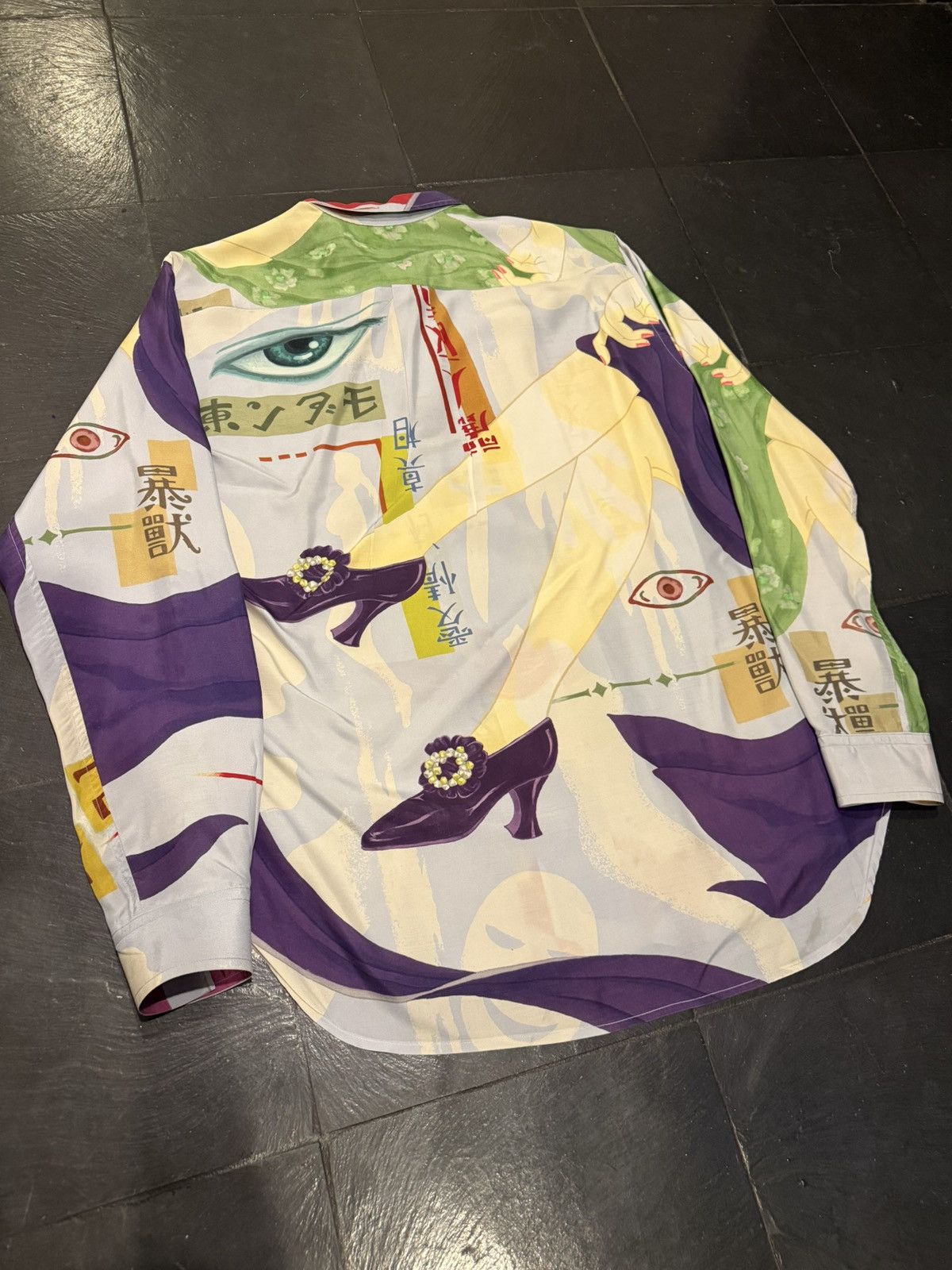 Yohji Yamamoto Yohji Yamamoto SSO4 city scape button up Size US XL / EU 56 / 4 - 5 Thumbnail