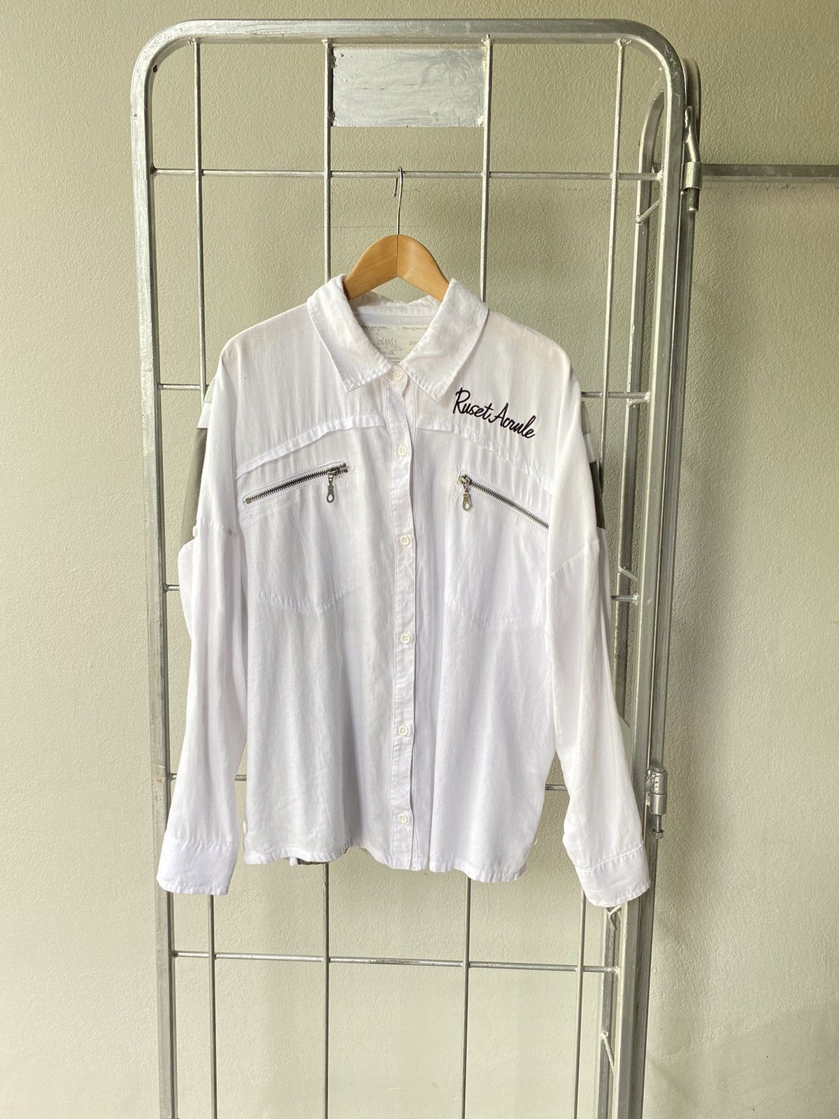 Designer × Japanese Brand Maison Gilfy punk Union Jack patch shirt Size L / US 10 / IT 46 - 16 Thumbnail