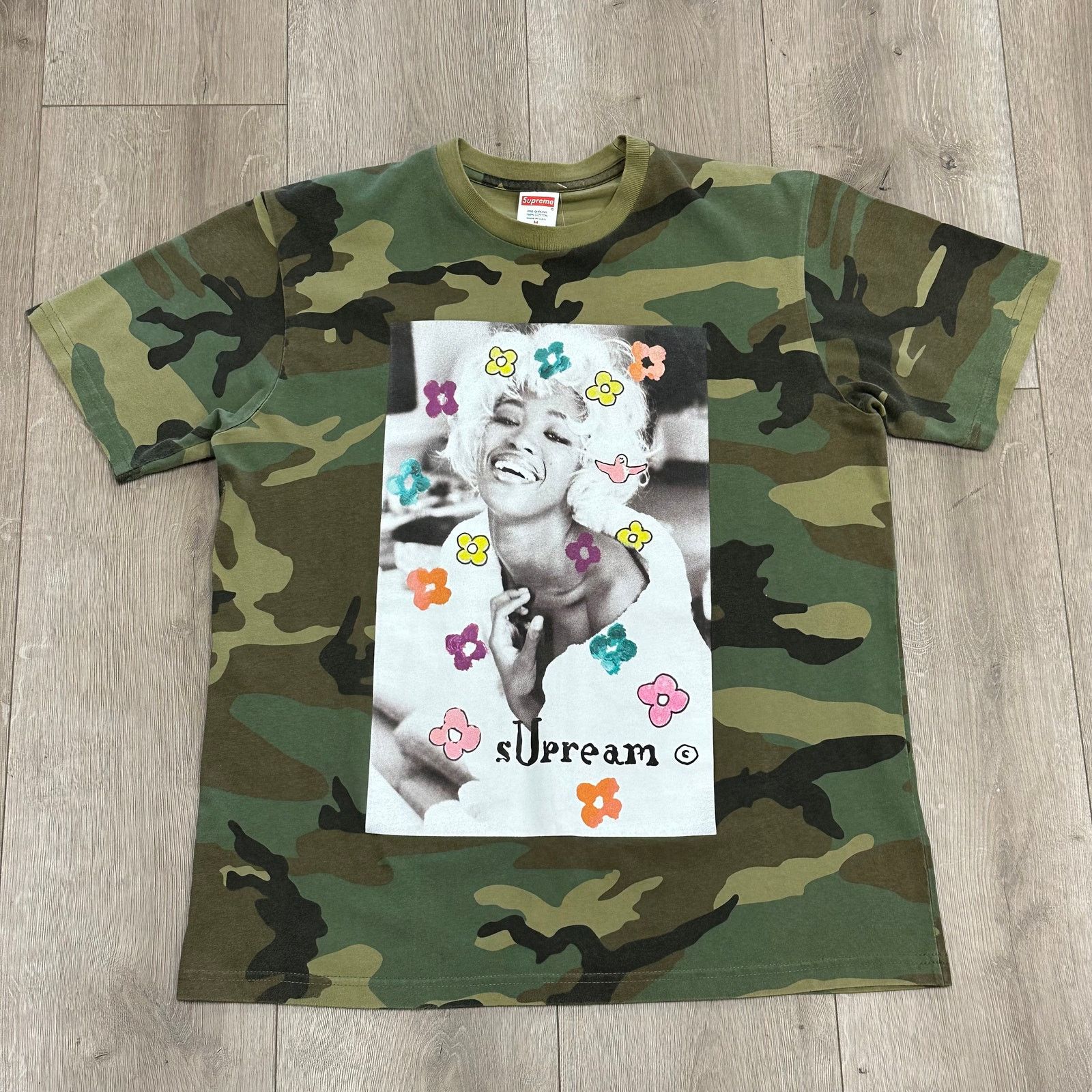 Supreme Supreme Target Tee (FW25) — Woodland Camo | Grailed