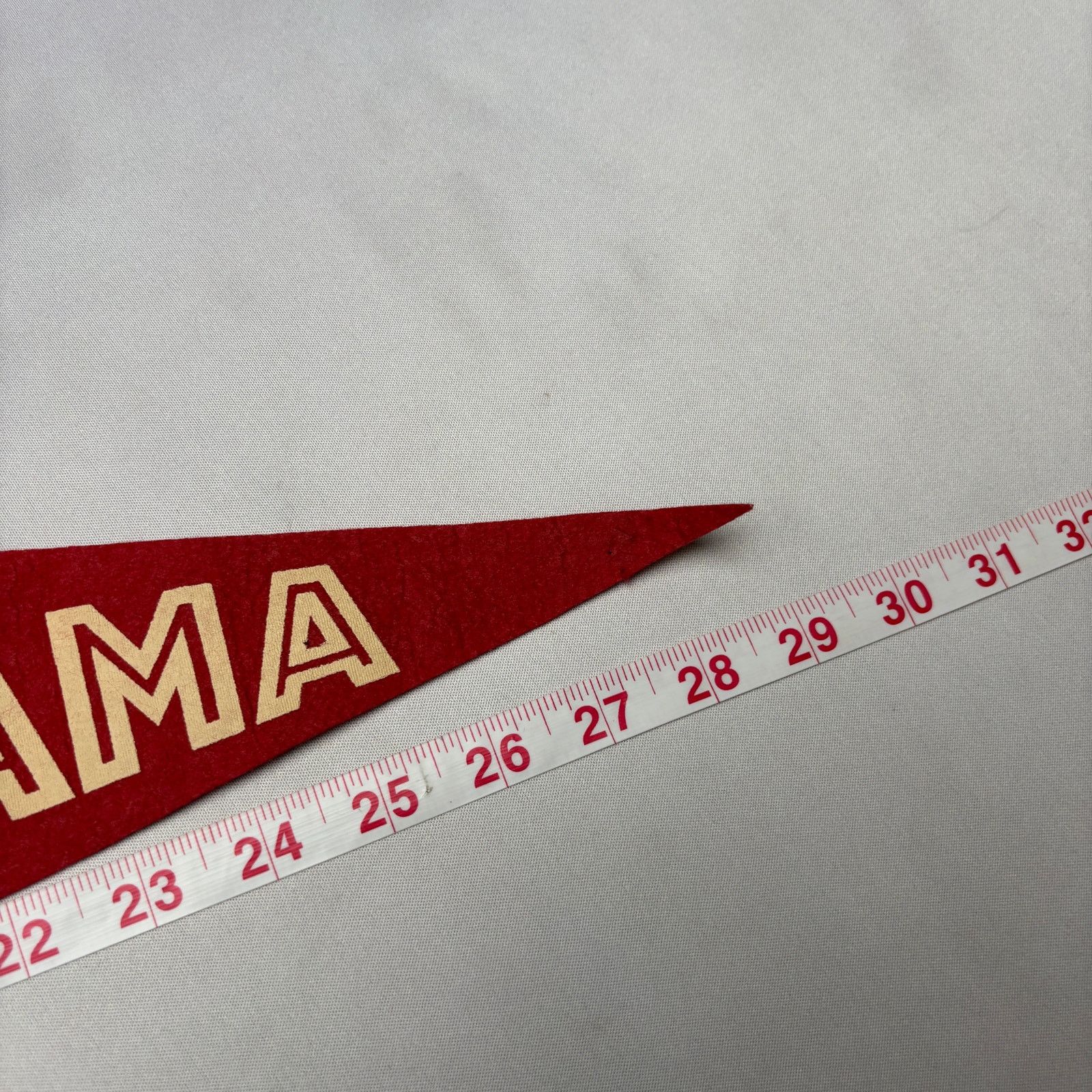 Vintage VTG Alabama Crimson Tide Felt Pennant Elephant Mascot 1950s Size ONE SIZE - 6 Thumbnail
