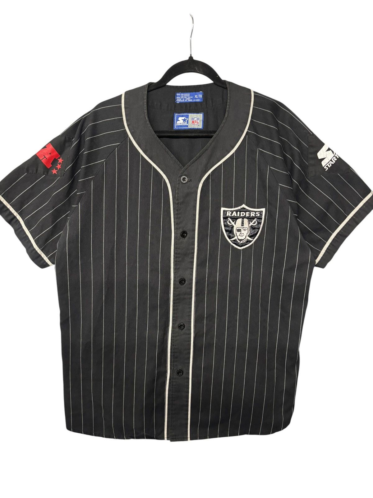 Starter Vintage 90s Raiders Jersey Size US XL / EU 56 / 4 - 5 Thumbnail