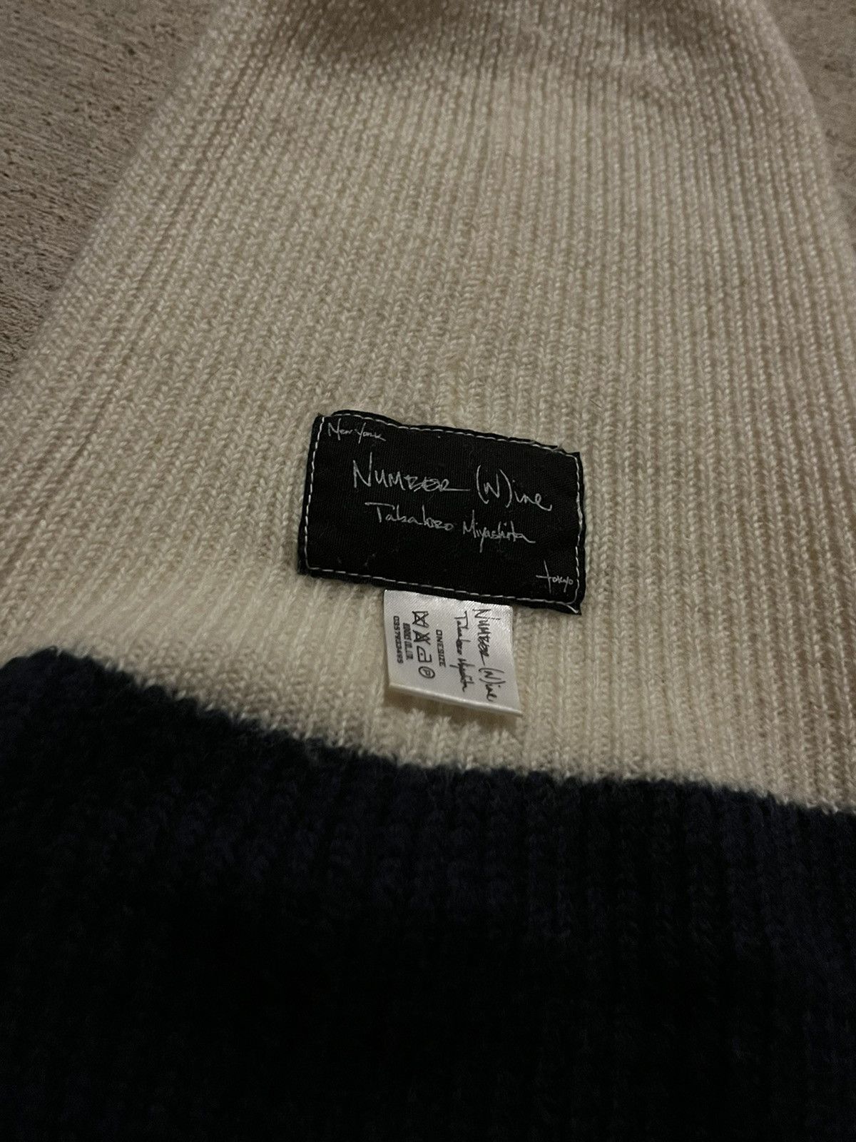 Number (N)ine OG Number (N)ine Balloon Wool Beanie Size ONE SIZE - 3 Thumbnail