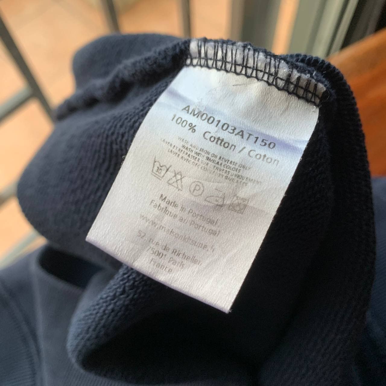 Maison Kitsune Maison Kitsune Ancora Tu Fox Embroided Dark Blue Sweatshirt Size US L / EU 52-54 / 3 - 4 Thumbnail