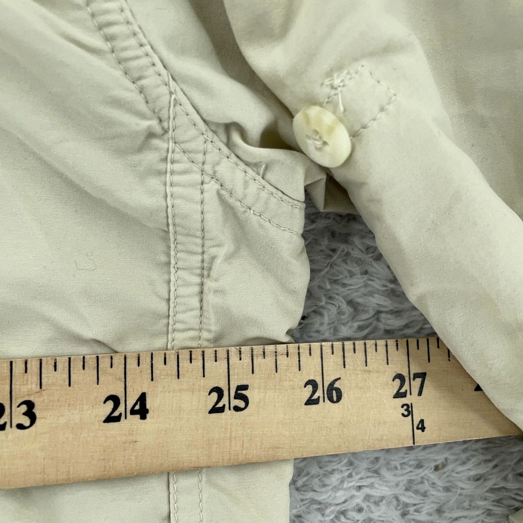ExOfficio ExOfficio Shirt Mens XLT Khaki Vented Safari Fishing Travel Collared Button Up Size US XL / EU 56 / 4 - 4 Thumbnail