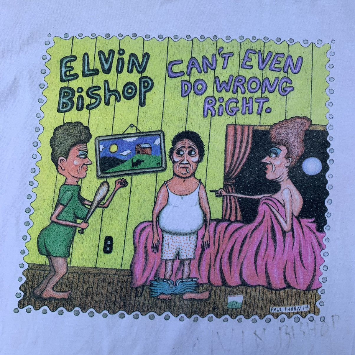 Band Tees ELVIN BISHOP BLUES AND ROCK! Size US L / EU 52-54 / 3 - 2 Thumbnail