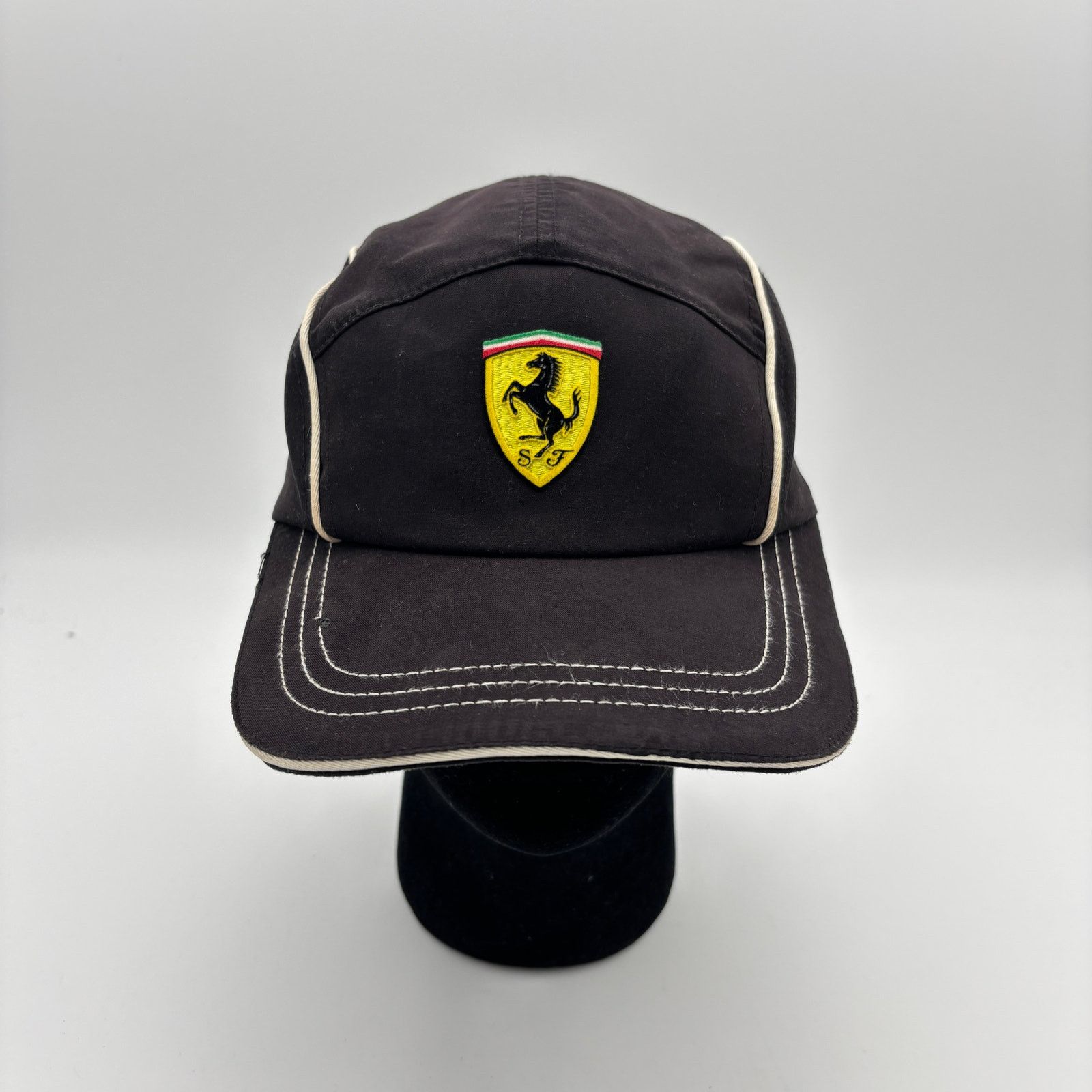 Ferrari Scuderia Ferrari 5 Panel Embroidered Crest Baseball Hat Size ONE SIZE - 1 Thumbnail