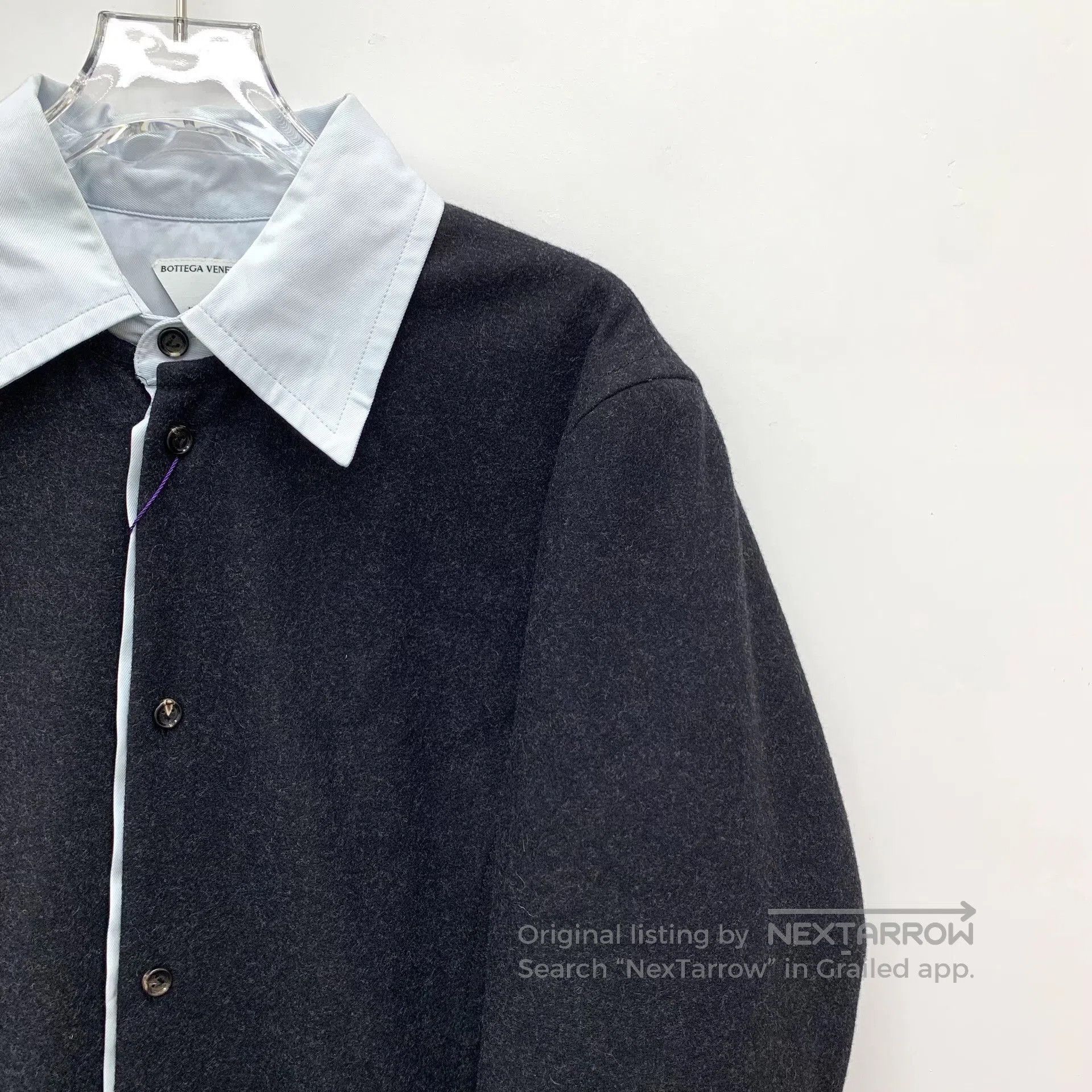 Bottega Veneta Bottega Veneta Black Lapel Wool Coat. Size US XS / EU 42 / 0 - 3 Thumbnail