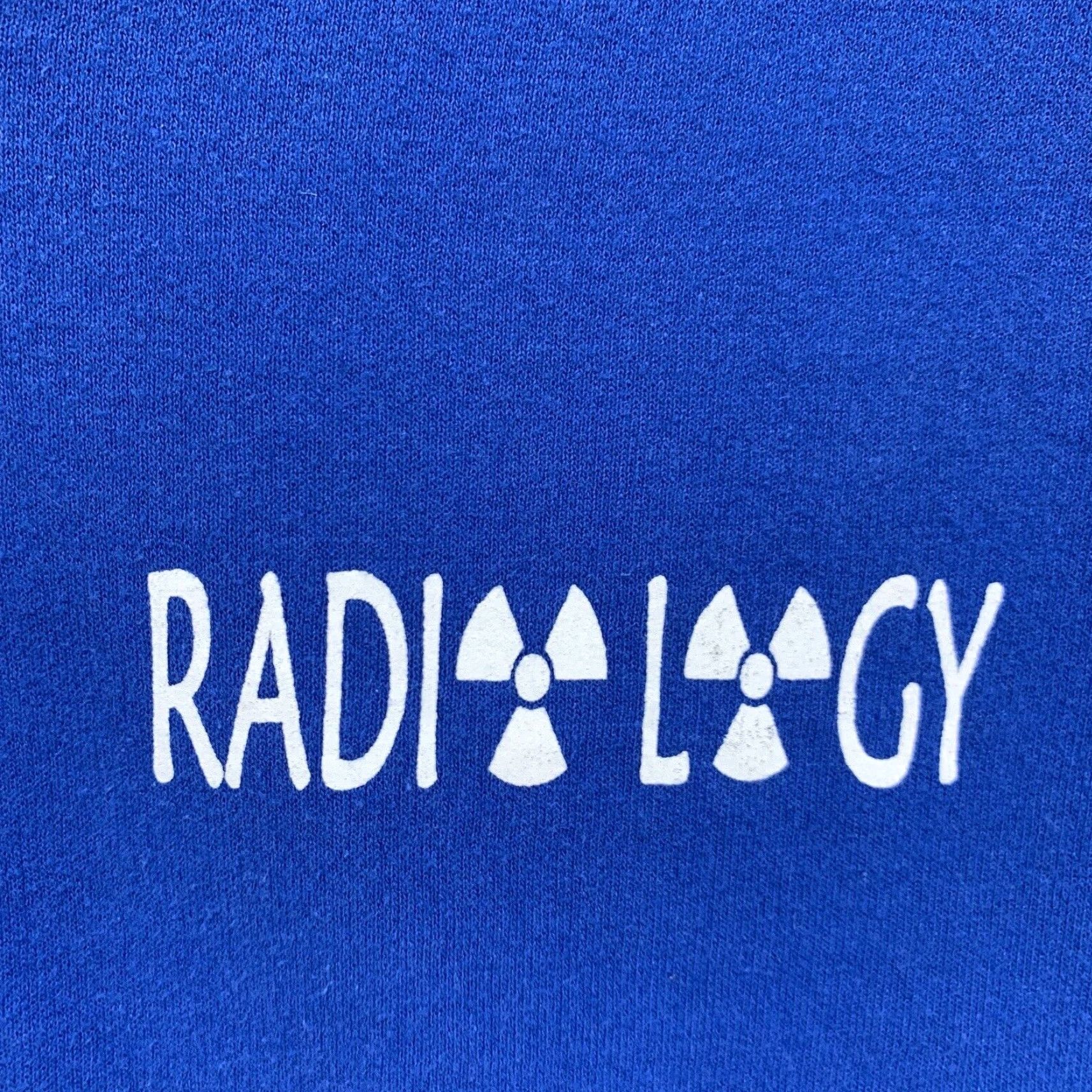 Gildan VINTAGE Gildan Radiology Graphic Hoodie Pullover Large Blue Zip Hooded Sweatshirt 90s Mens Size US L / EU 52-54 / 3 - 3 Thumbnail