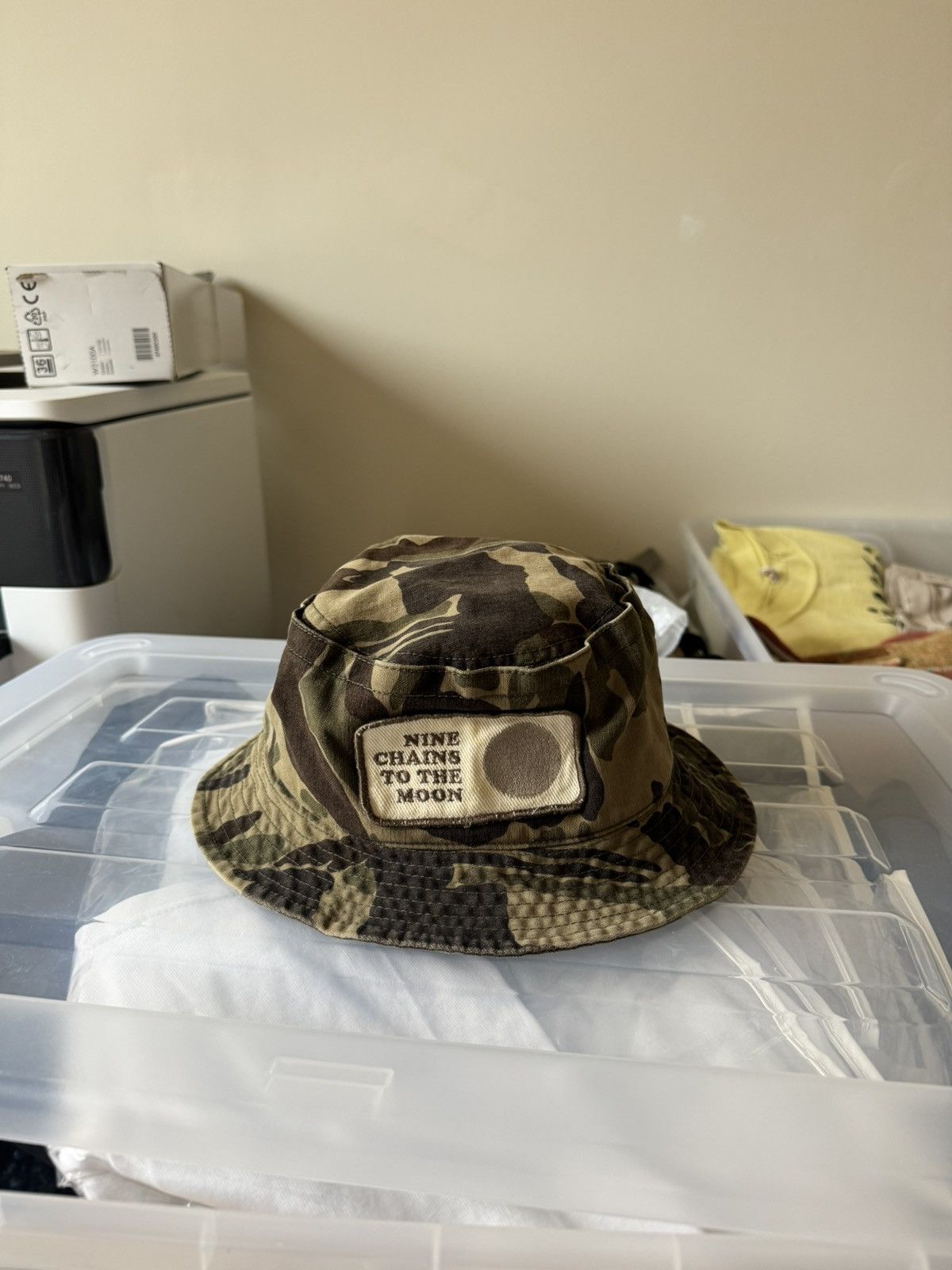 General Research 1996 ‘Nine Chains to the Moon’ Camo Bucket Hat Size ONE SIZE - 8 Thumbnail