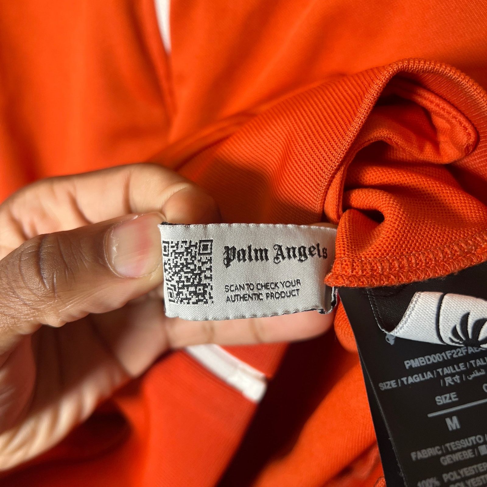 Palm Angels Palm Angels Orange Track Jacket Size M Size US M / EU 48-50 / 2 - 4 Thumbnail