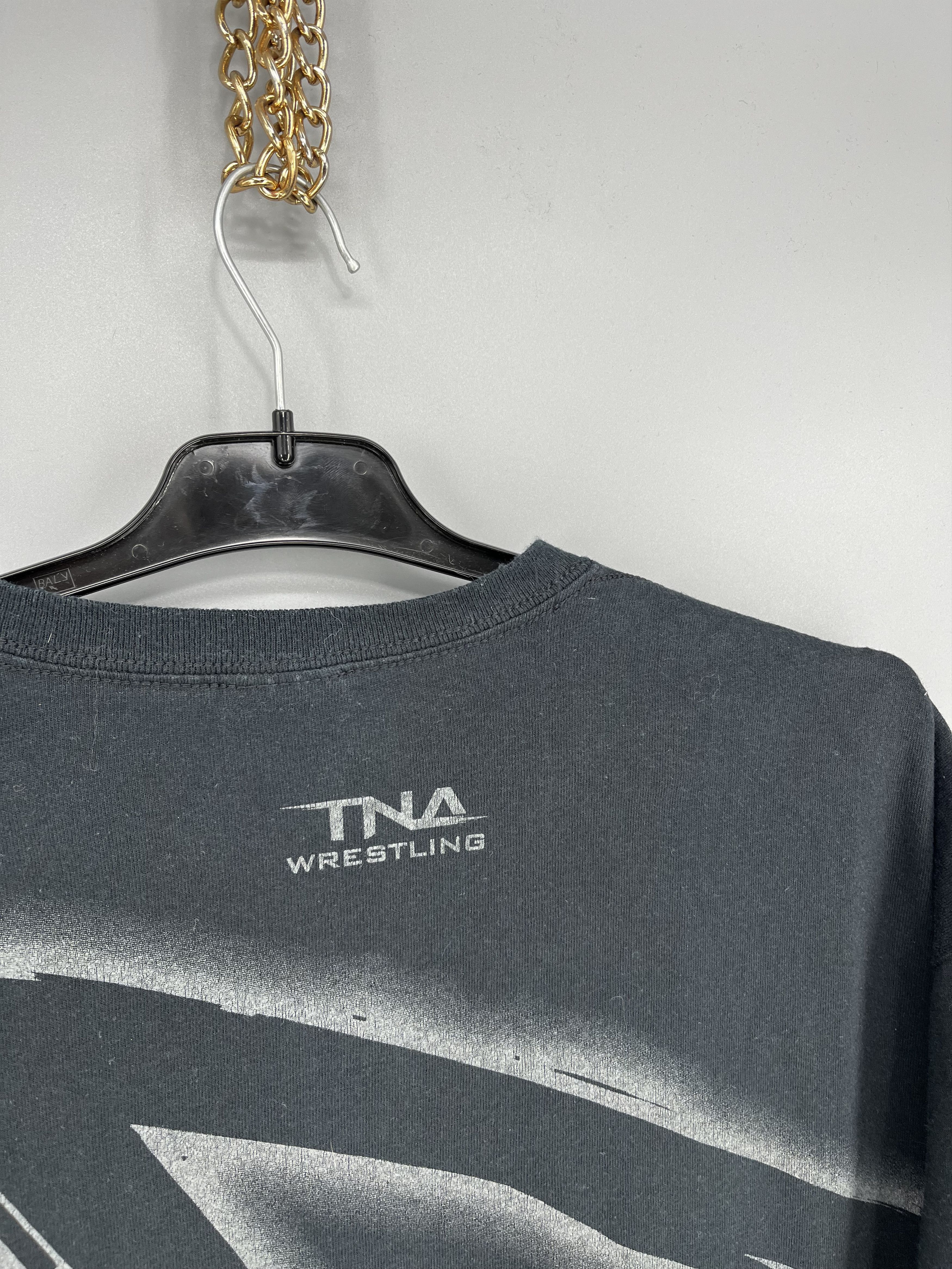 Vintage Fortune TNA Wrestling T Shirt - Sz. L - Black Ric Flair AJ Size US XL / EU 56 / 4 - 8 Thumbnail