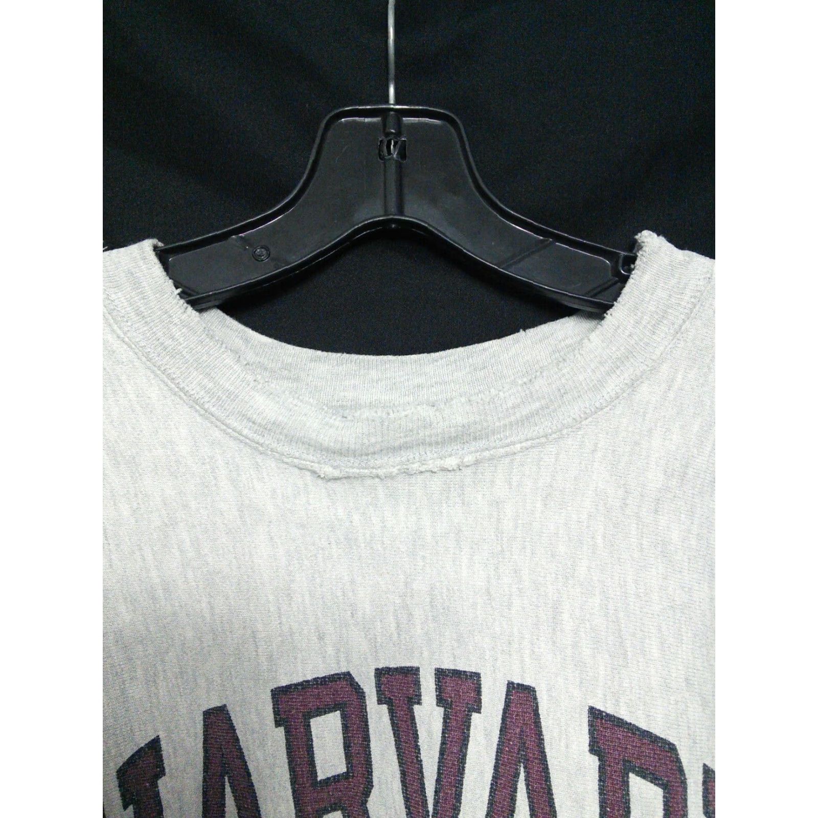 Champion VINTAGE Harvard Champion Reverse Weave Warmup Sweatshirt L Gray Men Pullover Crew Neck 80s US Size US L / EU 52-54 / 3 - 5 Thumbnail
