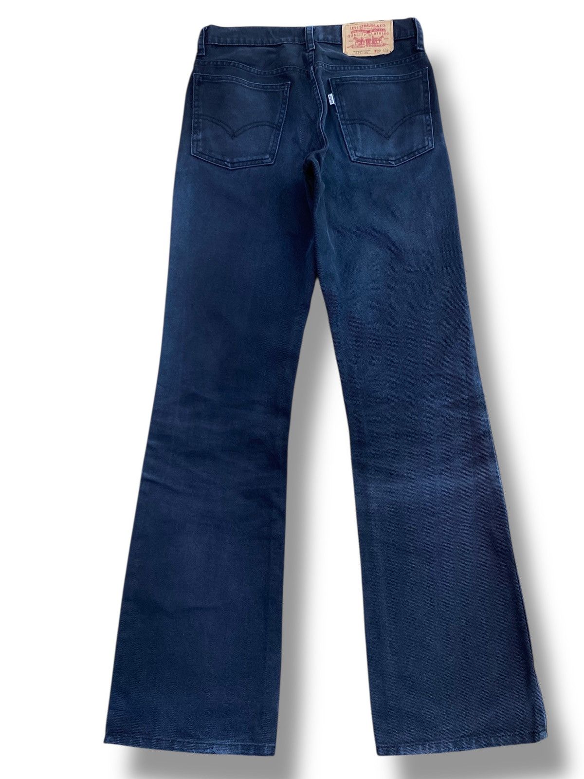 Levi's Levi’s Dark Faded Wash Style Flare Jeans Size US 26 / EU 42 - 3 Thumbnail