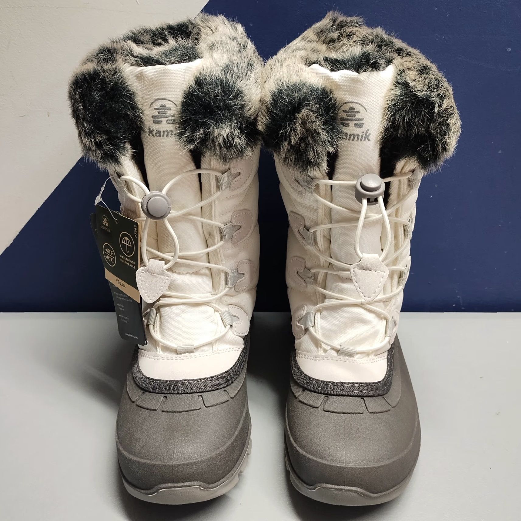 Vintage Kamik Momentum 3 Womens Size 7 Gray White Waterproof 97559 - VINTAGE? No (keep title as original words) Size US 7 / IT 37 - 2 Thumbnail