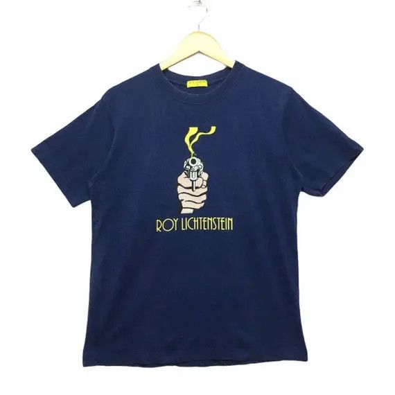 Other Vtg ROY LICHTENSTEIN Smoking Gun Tee shirt Pop Art Shirt Size US M / EU 48-50 / 2 - 1 Thumbnail
