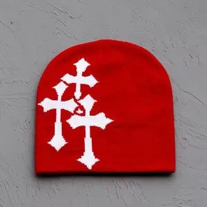 Japanese Brand Mitsuya x Kamon Cross Beanie Hat Size ONE SIZE - 2 Thumbnail