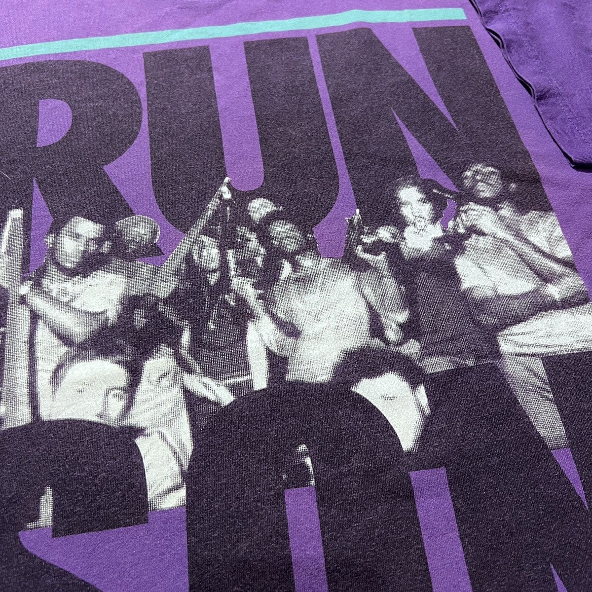 Rap Tees Vintage Y2K RUN SON SOUL FUNK R&B HIPHOP Tee Faded Size US L / EU 52-54 / 3 - 3 Thumbnail