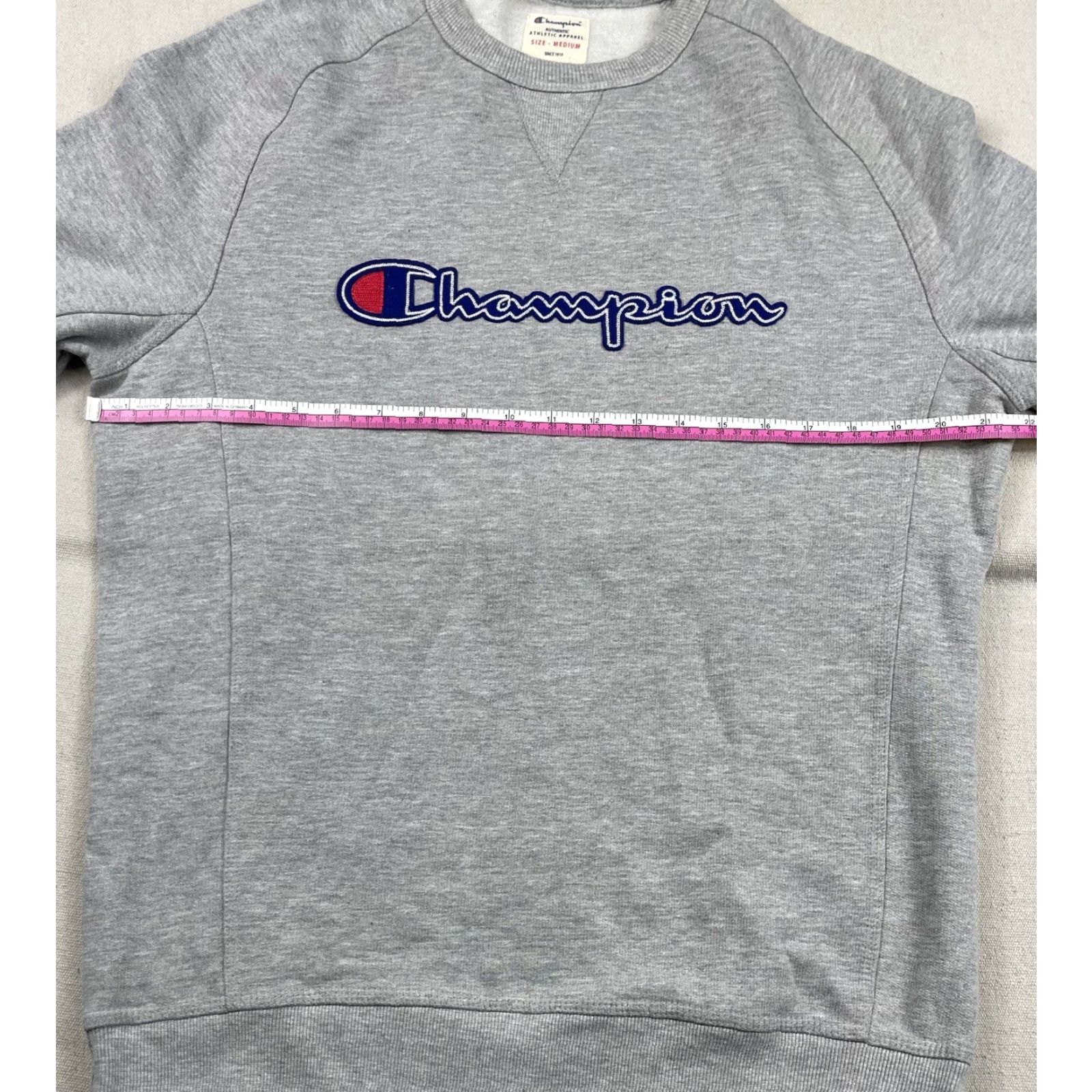 Champion Champion Mens Sz Medium Crewneck Sweatshirt Gray Script Spell Out Collegiate Crewneck Sweatshirt Men Gray Collegiate Athletic Sweatshirt B10 Size US M / EU 48-50 / 2 - 4 Thumbnail