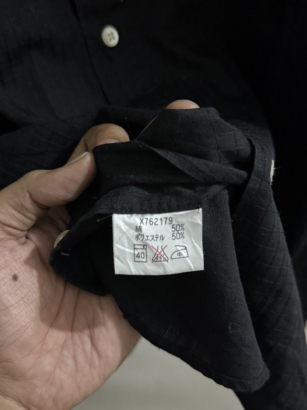 Yohji Yamamoto Vintage Yohji Yamamoto Durban A.A.R Black Shirt Size US M / EU 48-50 / 2 - 6 Thumbnail