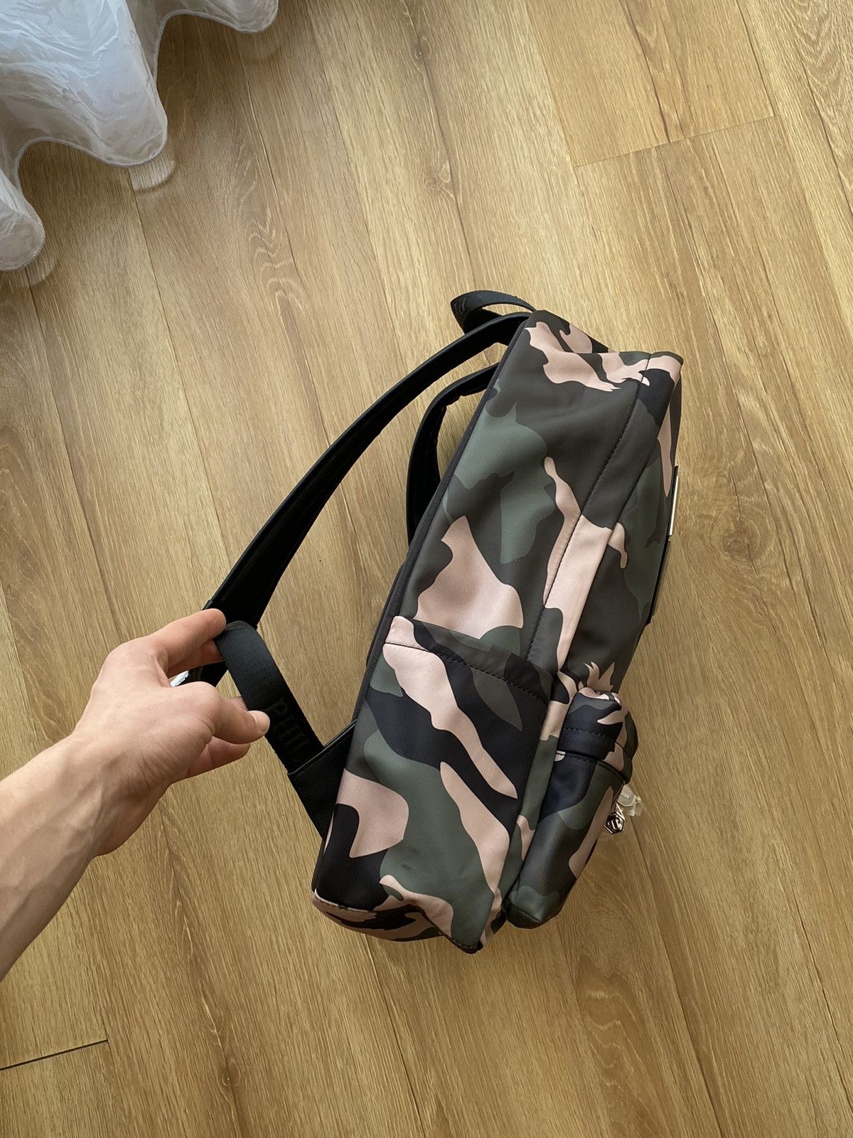 Philipp Plein Philipp Plein Hexagon Camo Backpack y2k Size ONE SIZE - 11 Thumbnail
